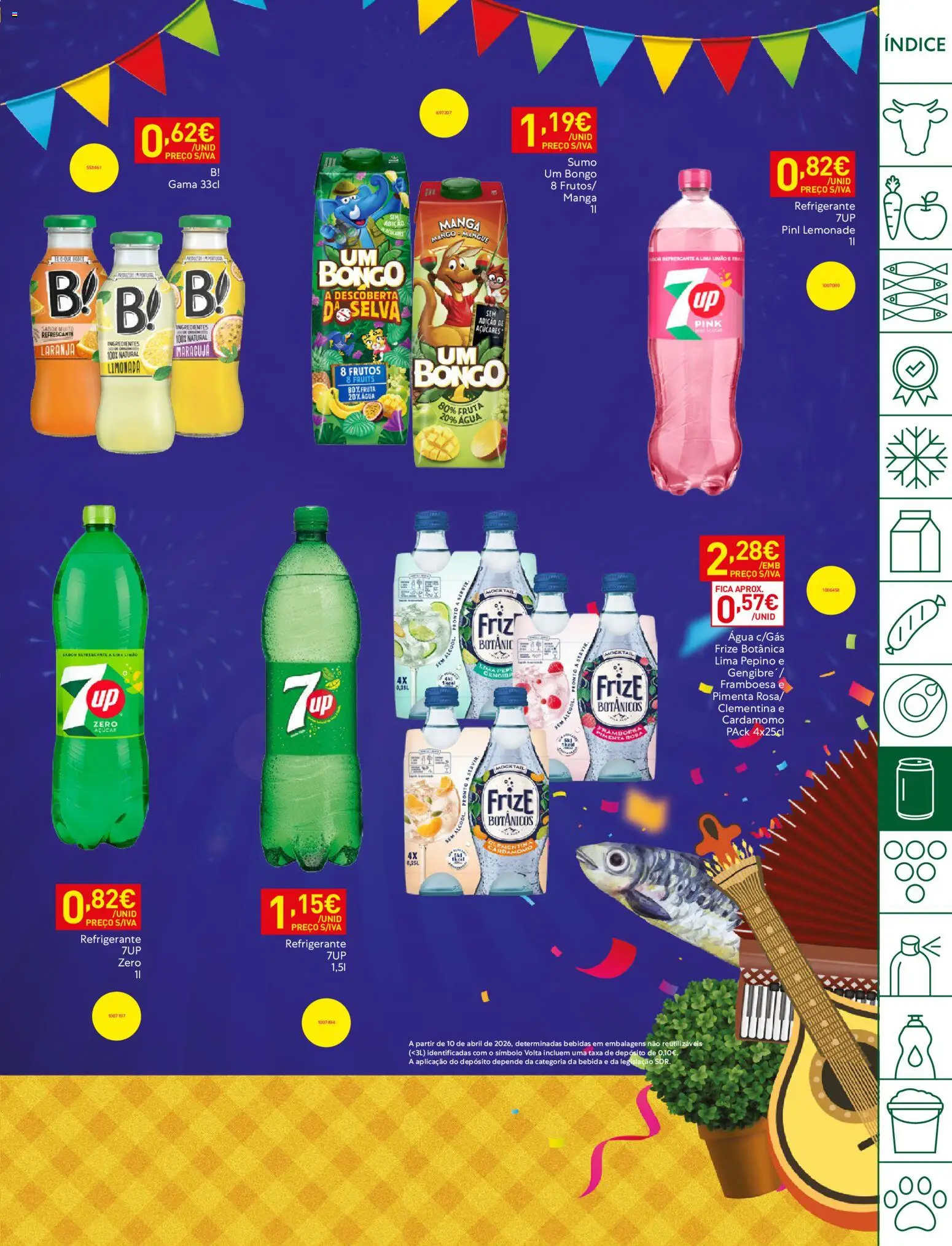 Recheio folheto Madeira │ válido de 04/08/2026 | Página: 23 | Produtos: Agua, Pimenta, Sumo, Açúcar