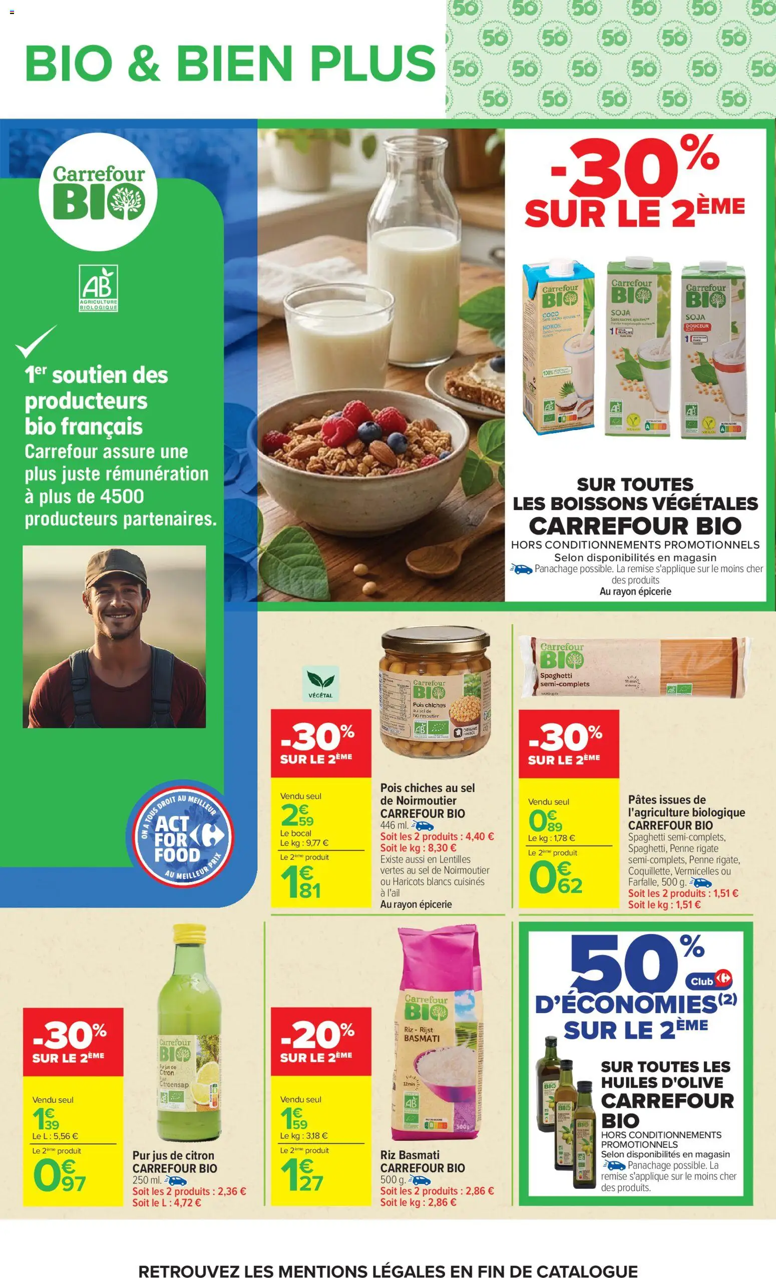 {H1} | Page: 18 | Produits: Citron, Riz basmati, Riz, Pâtes
