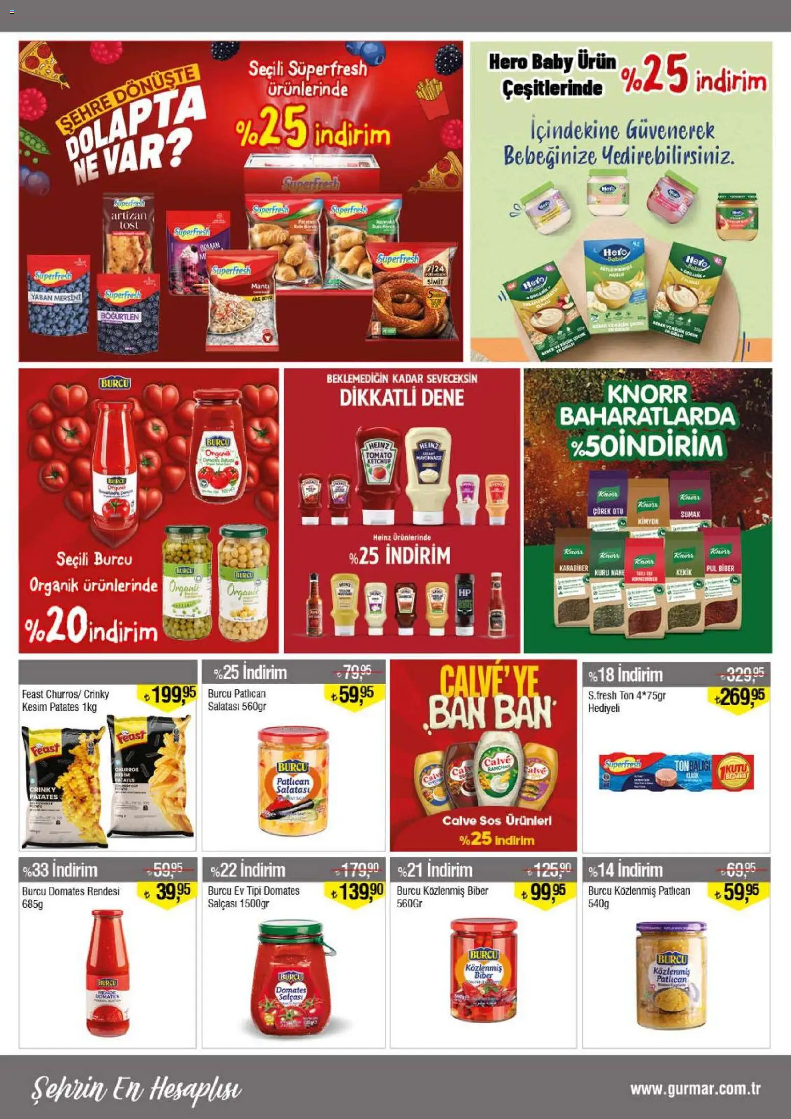 Gürmar Katalog - 01 Ekim 2026 tarihinden itibaren geçerlidir | Sayfa: 2 | Ürünler: Domates, Patates, Sos, Böğürtlen