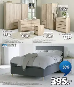 JYSK katalog akcije – veljaven od 26.08.2026 | Stran: 10 | Izdelki: Postelja, Vzmetnica, Omara, Nocna omarica