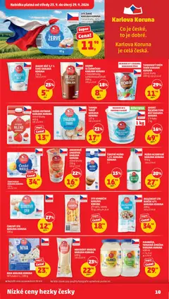 Náhled letáku NIVA KARLOVA KORUNA, 50 % tuku v s. | 100 g od 23.09.2026 | Strana: 10
