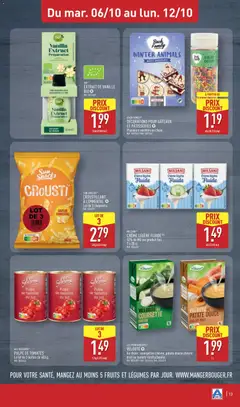 Aldi - Prévisualisation de SUN SNACKS® CROUSTILLANT À L'EMMENTAL, Lot de 3 chapelets. valide à partir de 06/10/2026 | Page: 15 | Produits: Patate douce, Miel, Jus, Crème