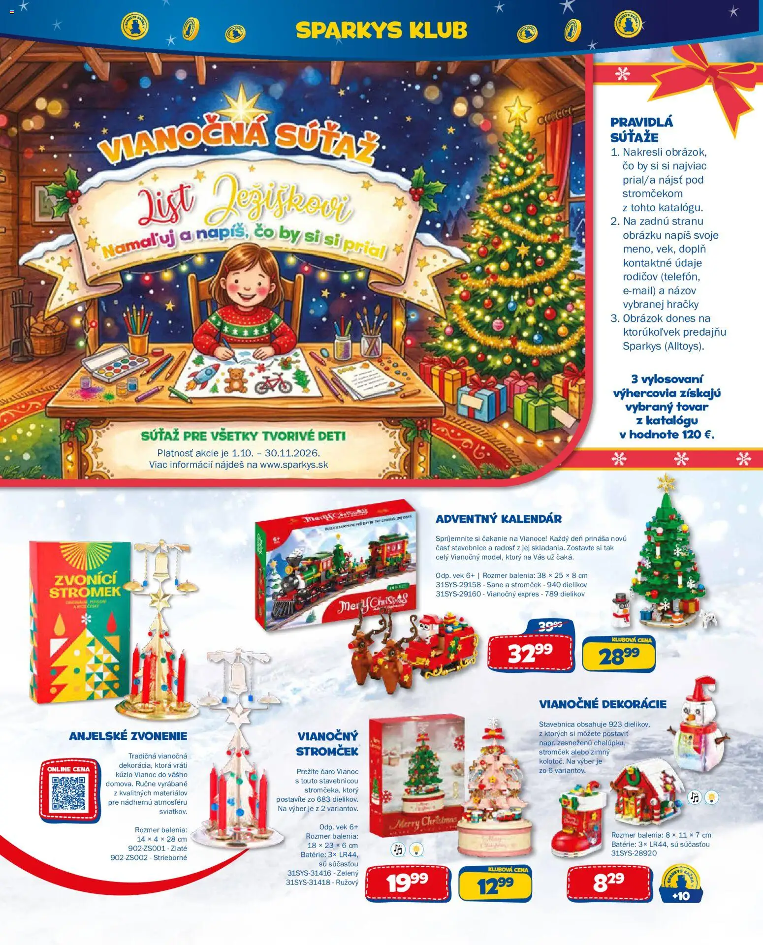 Nové ALLTOYS akcie – leták je platný od 06.10.2026 | Strana: 3 | Produkty: Adventný kalendár, Batérie, Caro, Hračky