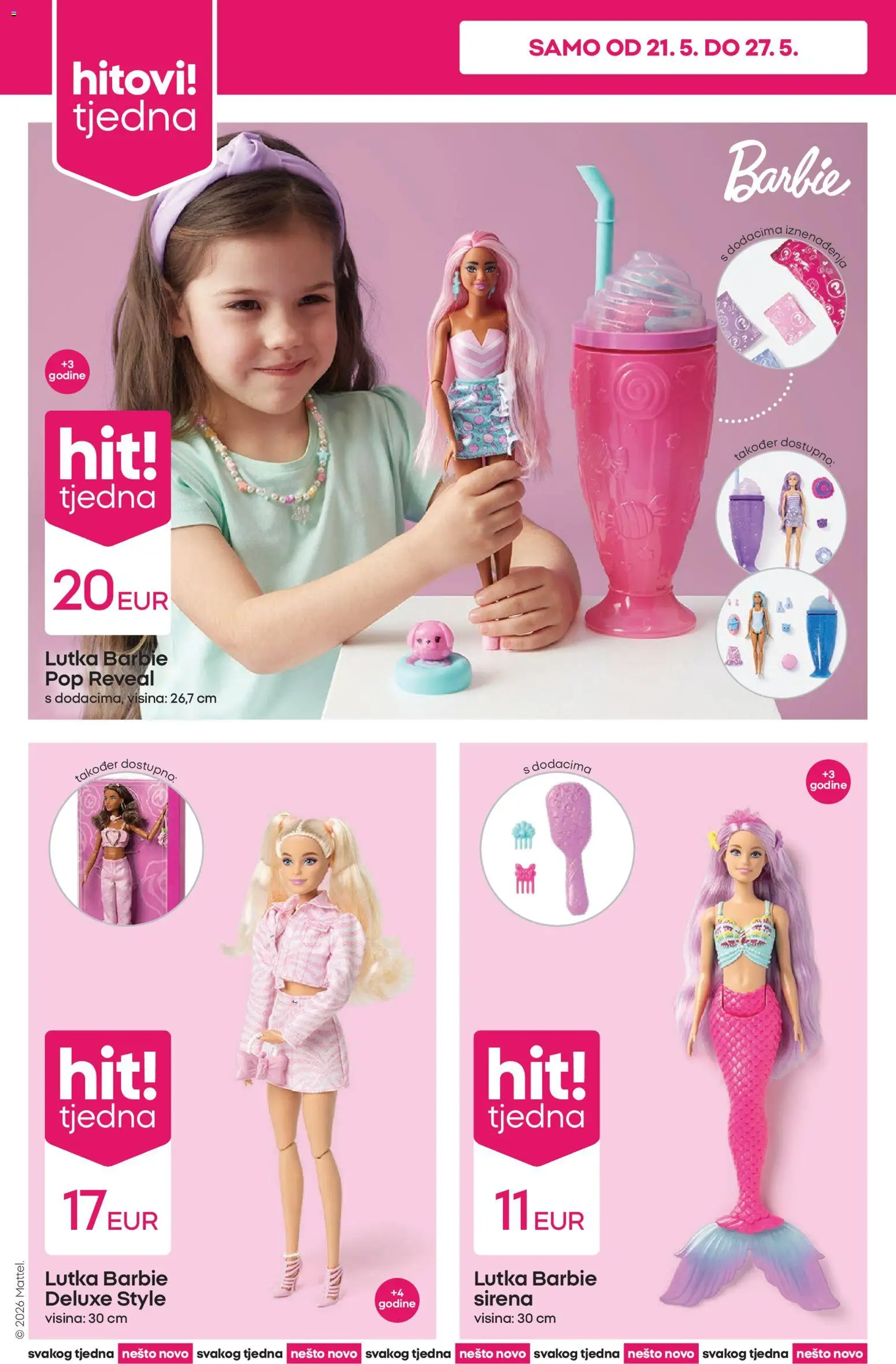 Pepco katalog | vrijedi od 21.05.2026 | Stranica: 2 | Proizvodi: Barbie, Lutka