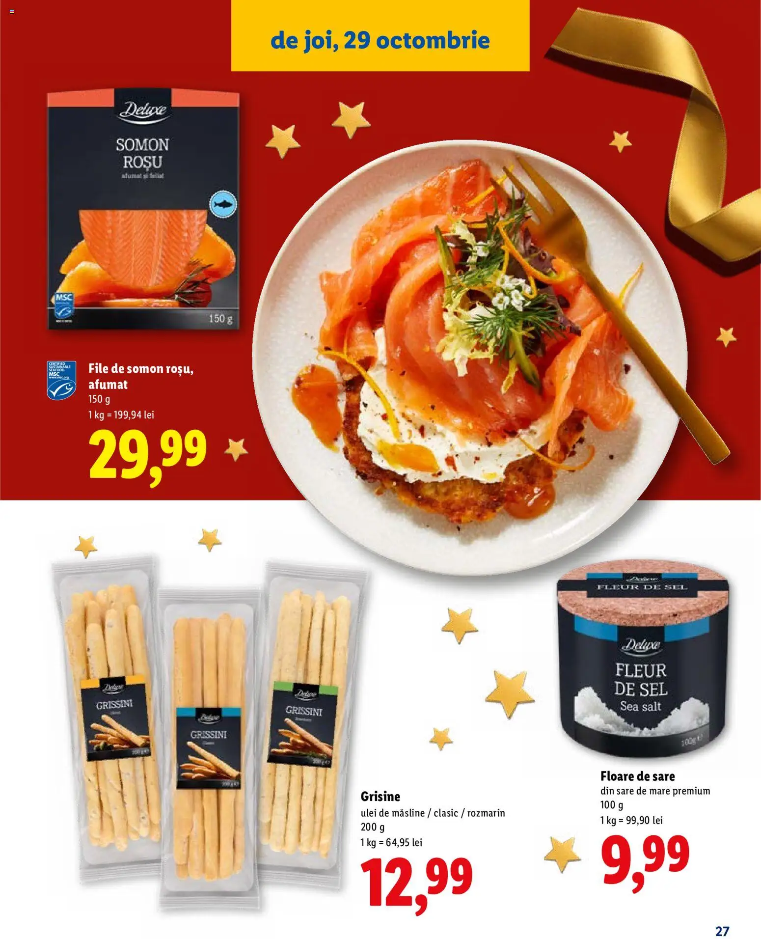 Noul catalog Lidl – valabil de la 19.10.2026 | Pagină: 27 | Produse: Premium, Măsline, Ulei, Sare