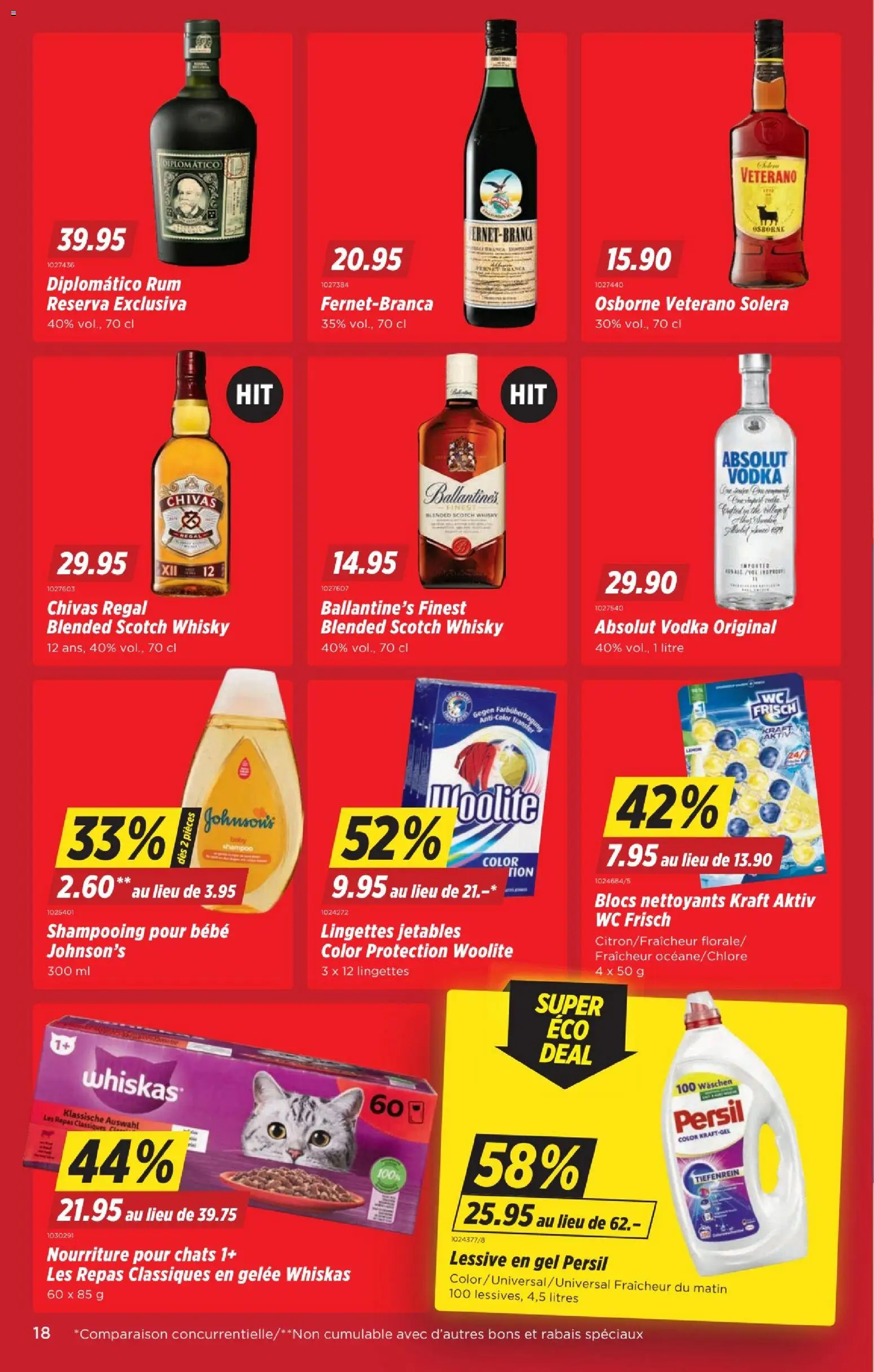 Denner aktionen FR – gültig ab 08.10.2026 | Seite: 18 | Produkte: Regal, Shampoo