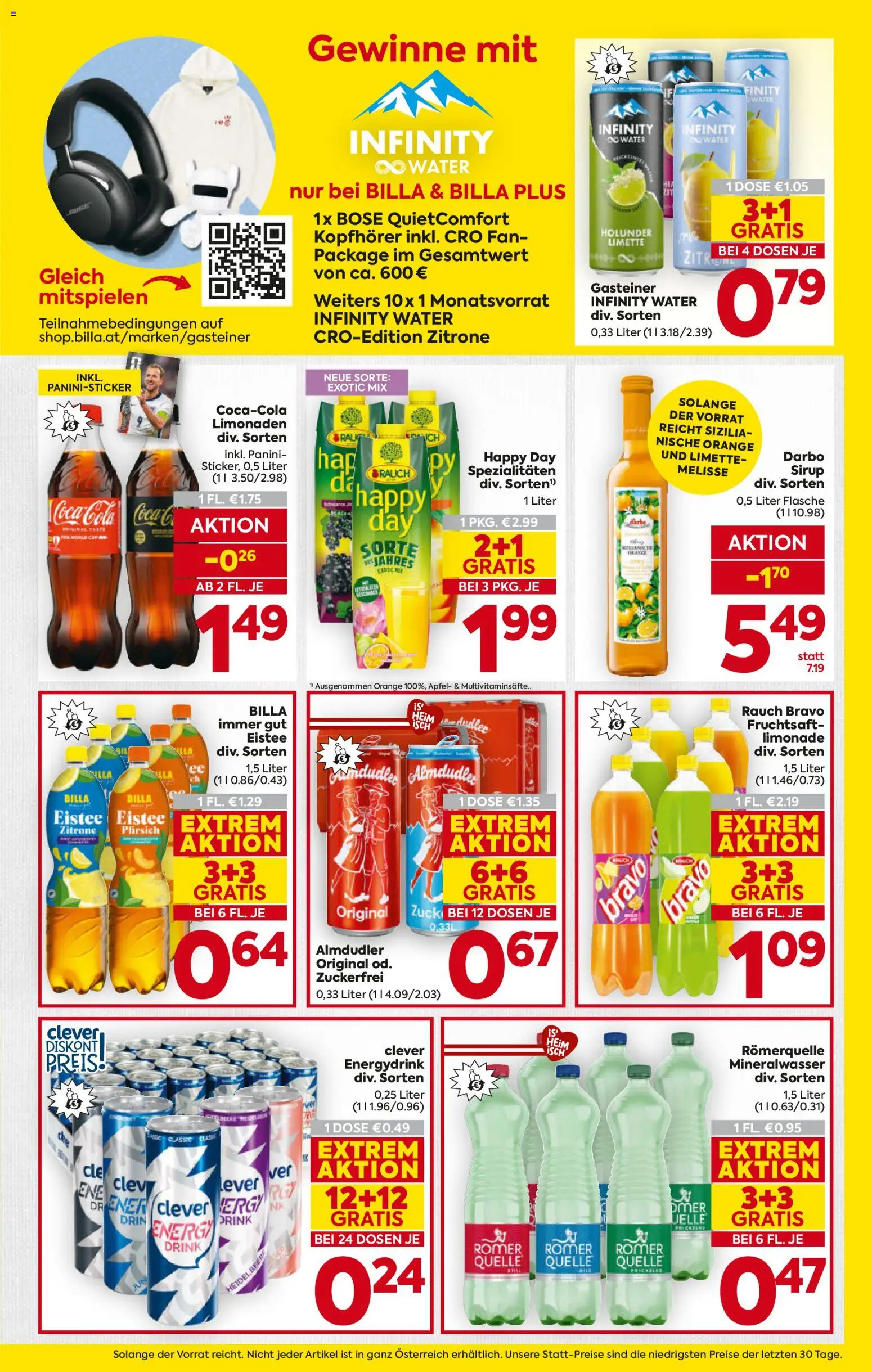 Billa Flugblatt - Wien gültig ab 07.05.2026 | Seite: 17 | Produkte: Zitrone, Pfirsich, Kopfhörer, Äpfel