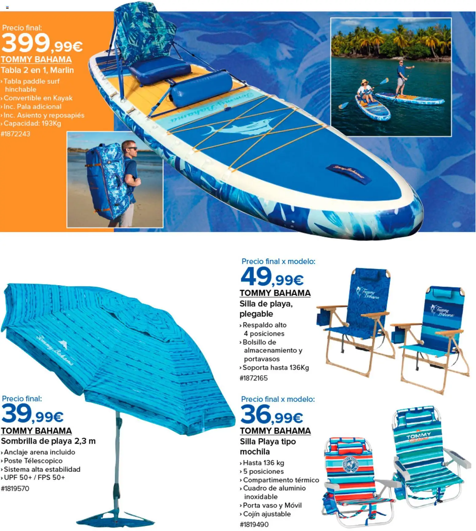 Costco catálogo │ válido desde el 04.06.2026 | Página: 2 | Productos: Sombrilla, Reposapiés, Cojín, Silla