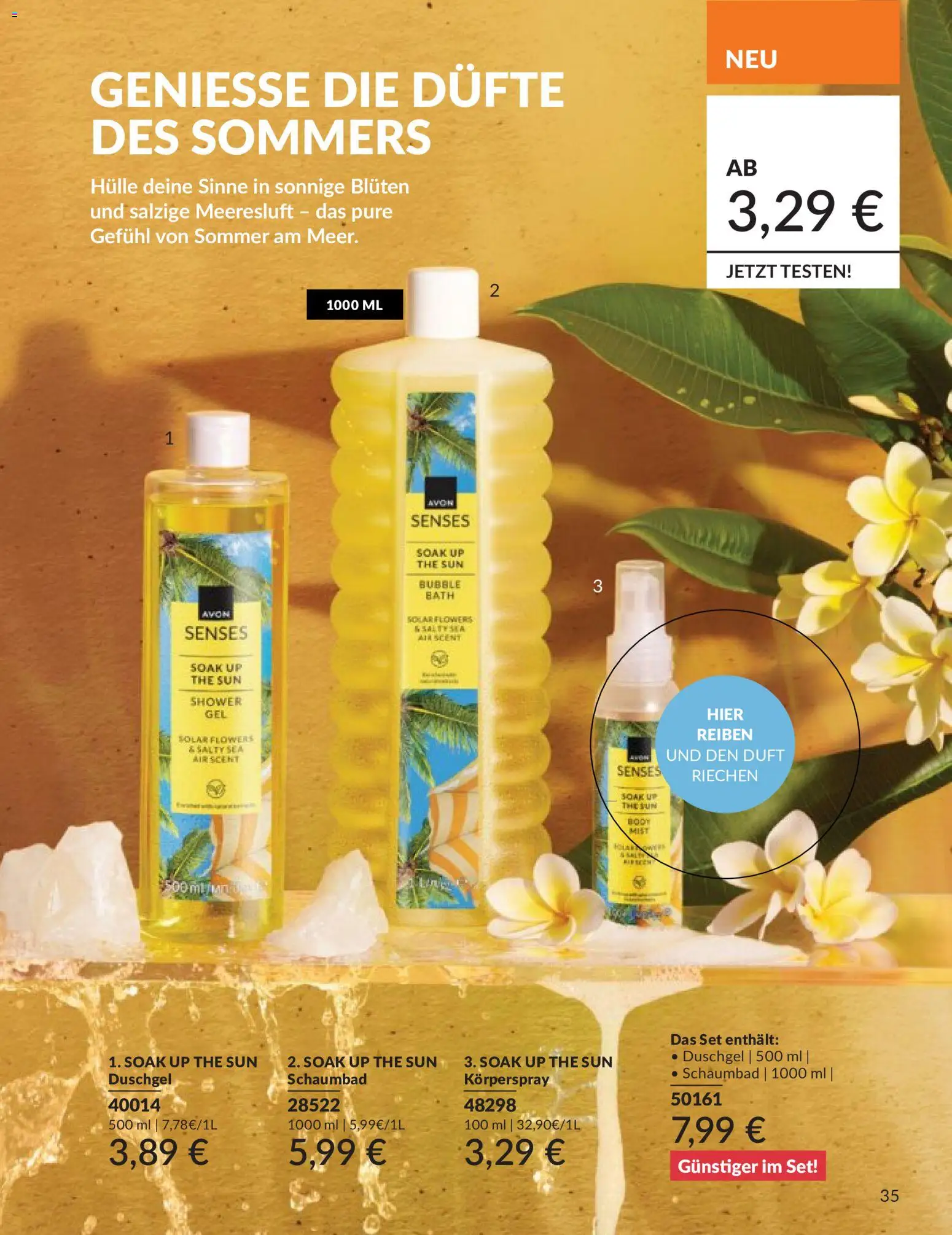 AVON Katalog Juni 2026 – gültig ab 01.06.2026 | Seite: 35 | Produkte: Hülle, Duft, Duschgel, Körperspray