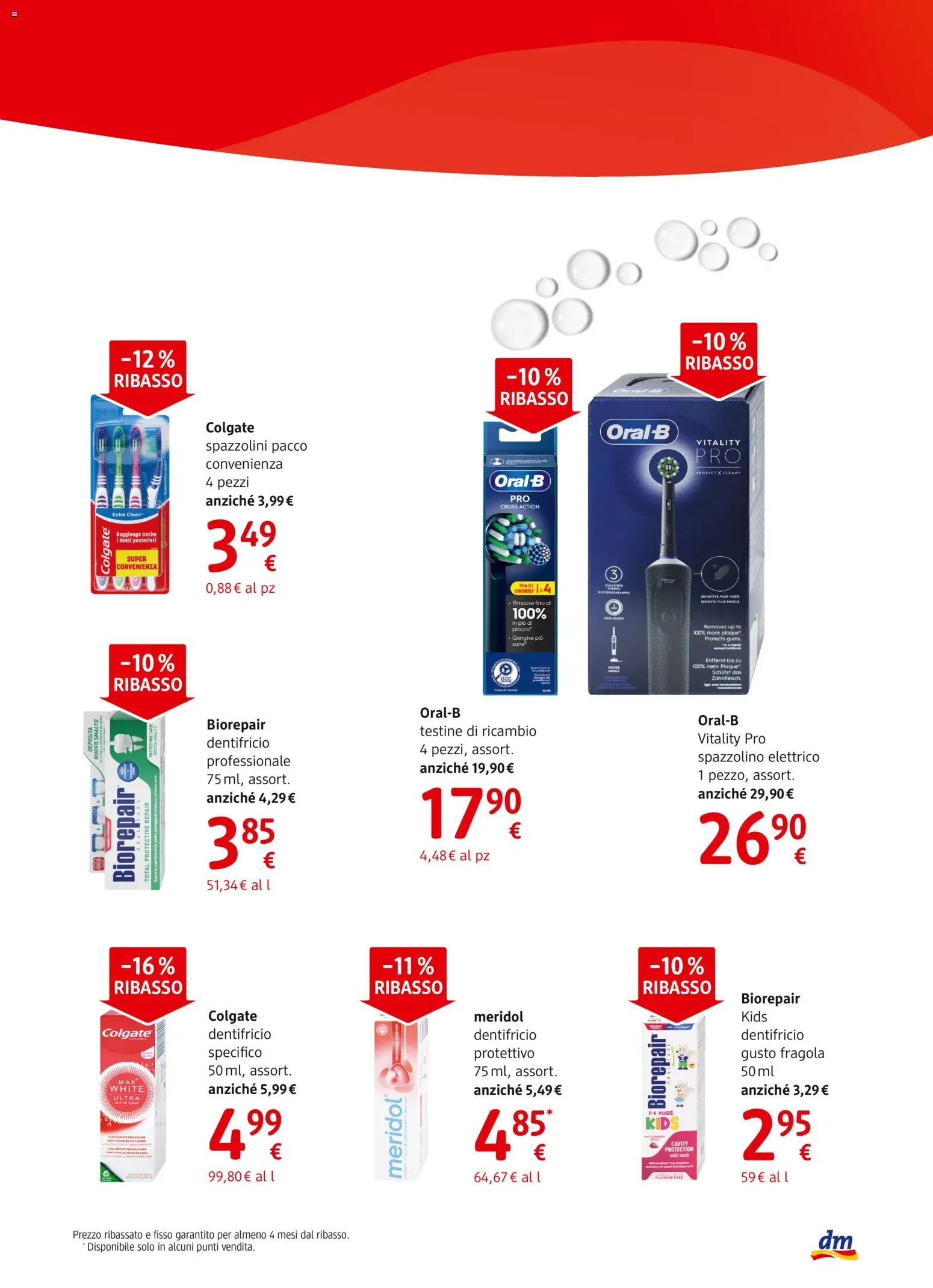 Volantino dm drogerie markt del 11.06.2026 | Pagina: 7 | Prodotti: Dentifricio, Spazzolino, Spazzolino elettrico