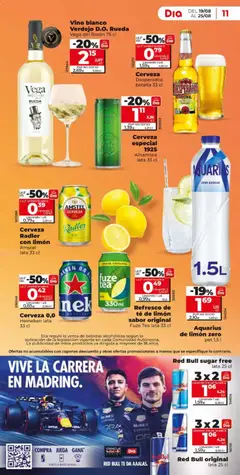 Vista previa Dia - folleto Market válido desde el 19/08/2026 | Página: 11 | Productos: Vino, Red Bull, Limón, Vino blanco