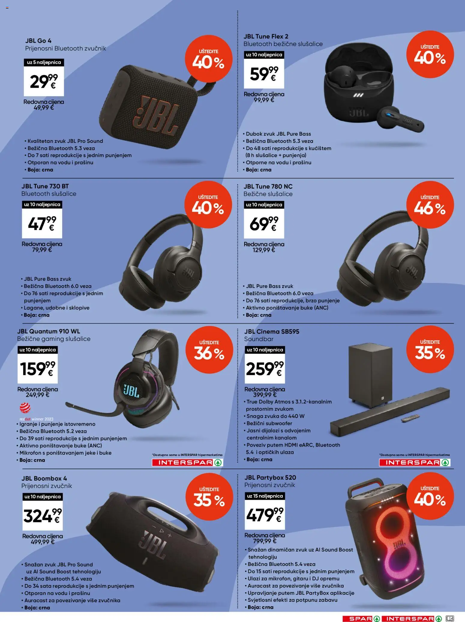 Spar katalog | vrijedi od 10.06.2026 | Stranica: 19 | Proizvodi: Slušalice, Mikrofon, Zvučnik