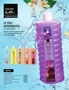 Pré-visualização Catálogo Avon Campanha 7 válido de 01/07/2026 | Página: 162 | Produtos: Espuma de banho, Madeiras, Banho, Tâmaras