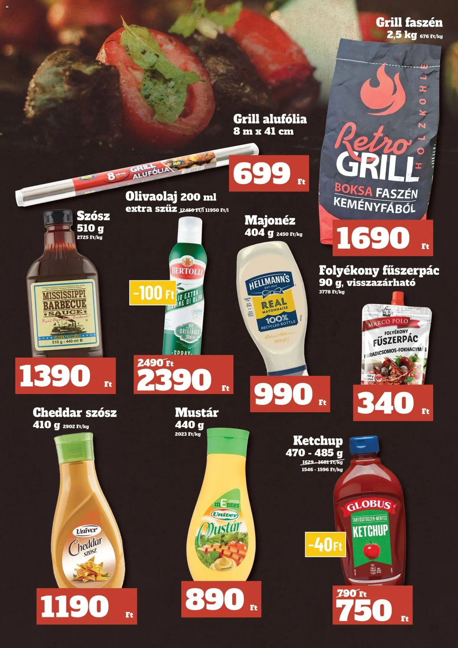 Family Diszkont akciós ujság - amely érvényes a következő dátumtól: 04.06.2026 | Oldal: 9 | Termékek: Ketchup, Mustár, Majonéz, Olívaolaj