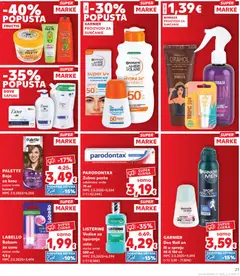 PARODONTAX, Zubna pasta odabrane vrste - Pregled kataloga iz trgovine Kaufland, vrijedi od 08.07.2026 | Stranica: 21 | Proizvodi: Balzam za usne, Boja za kosu, Garnier, Parodontax