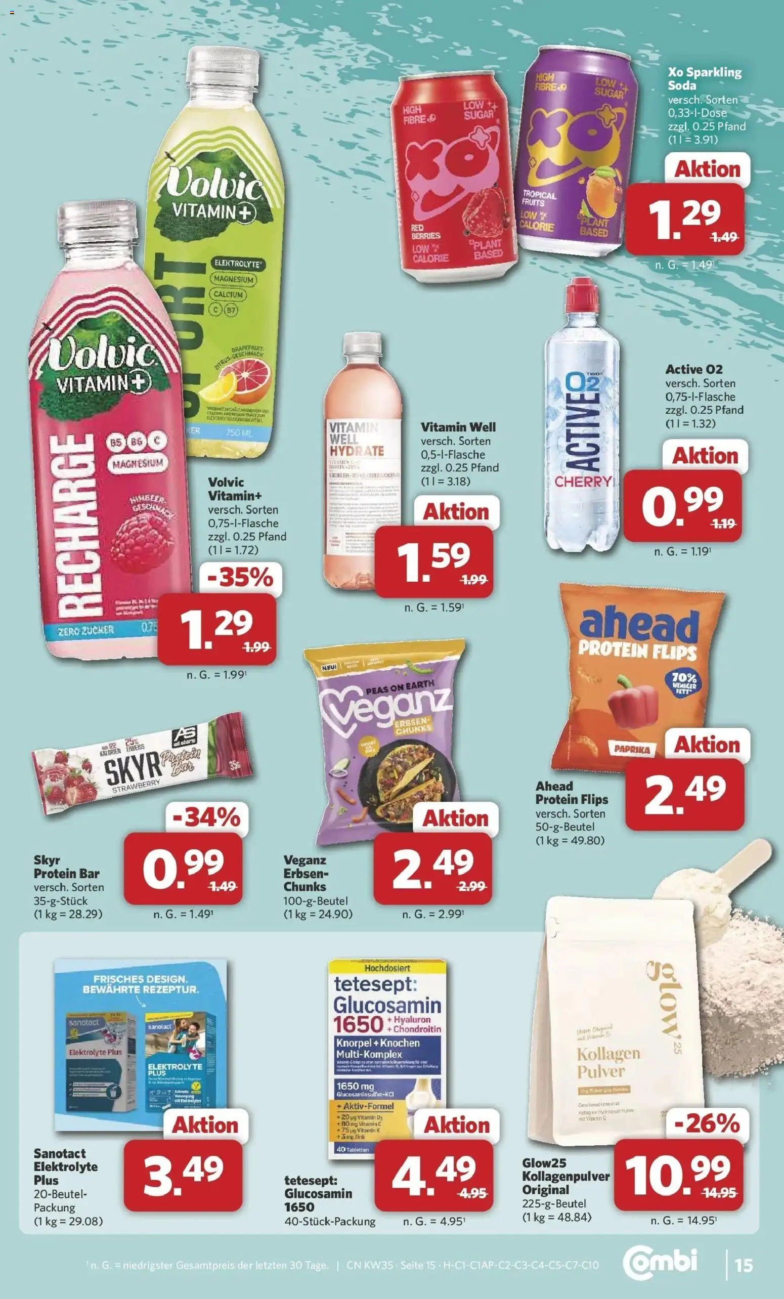Combi Prospekt Weener (ab 24.08.2026) zum Blättern | Seite: 17 | Produkte: Skyr, Paprika, Zucker, Erbsen