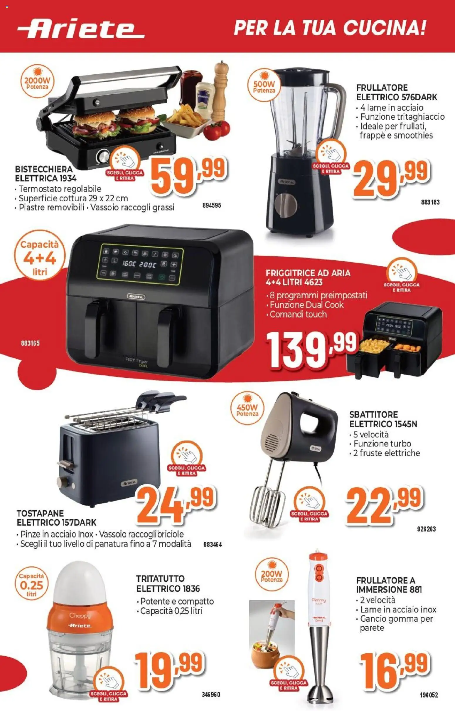 Volantino Expert del 04.06.2026 | Pagina: 16 | Prodotti: Sbattitore, Pinze, Tostapane, Friggitrice
