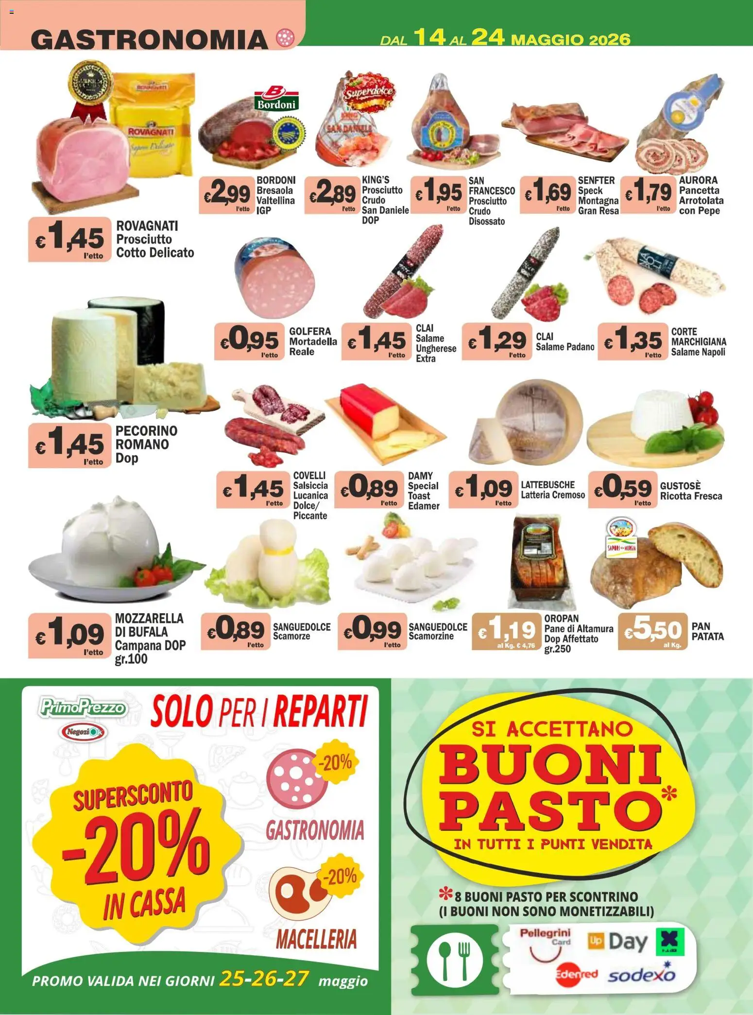 Volantino Primo Prezzo del 14.05.2026 | Pagina: 8