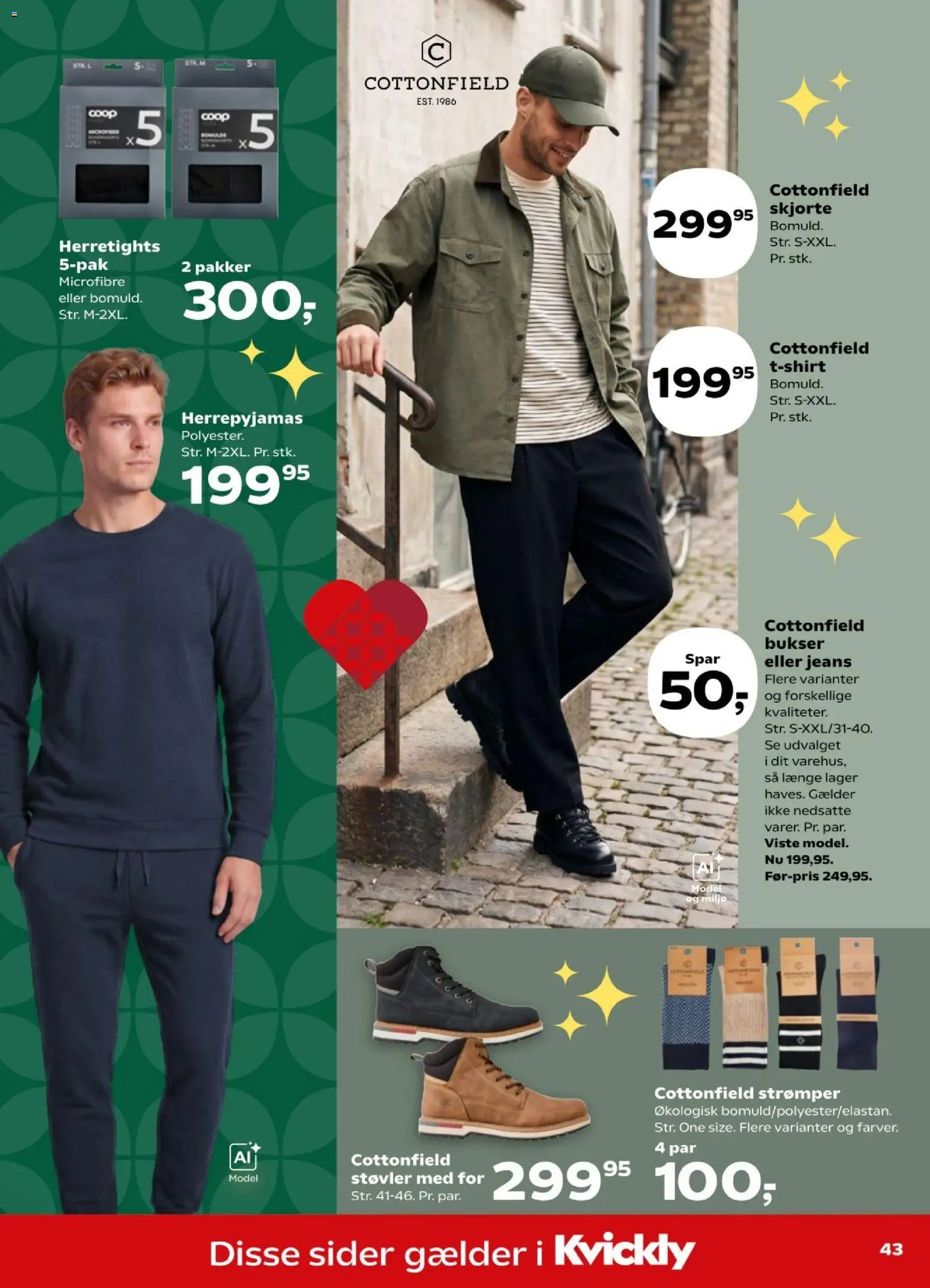 Kvickly tilbudsavis – gyldig fra 30/10/2026 | Side: 49 | Produkter: T-shirt, Bukser, Jeans, Tights