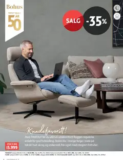 Forhåndsvisning av Bohus kundeavis gyldig fra 26.05.2026 | Side: 6 | Produkter: Hvilestol, Vase