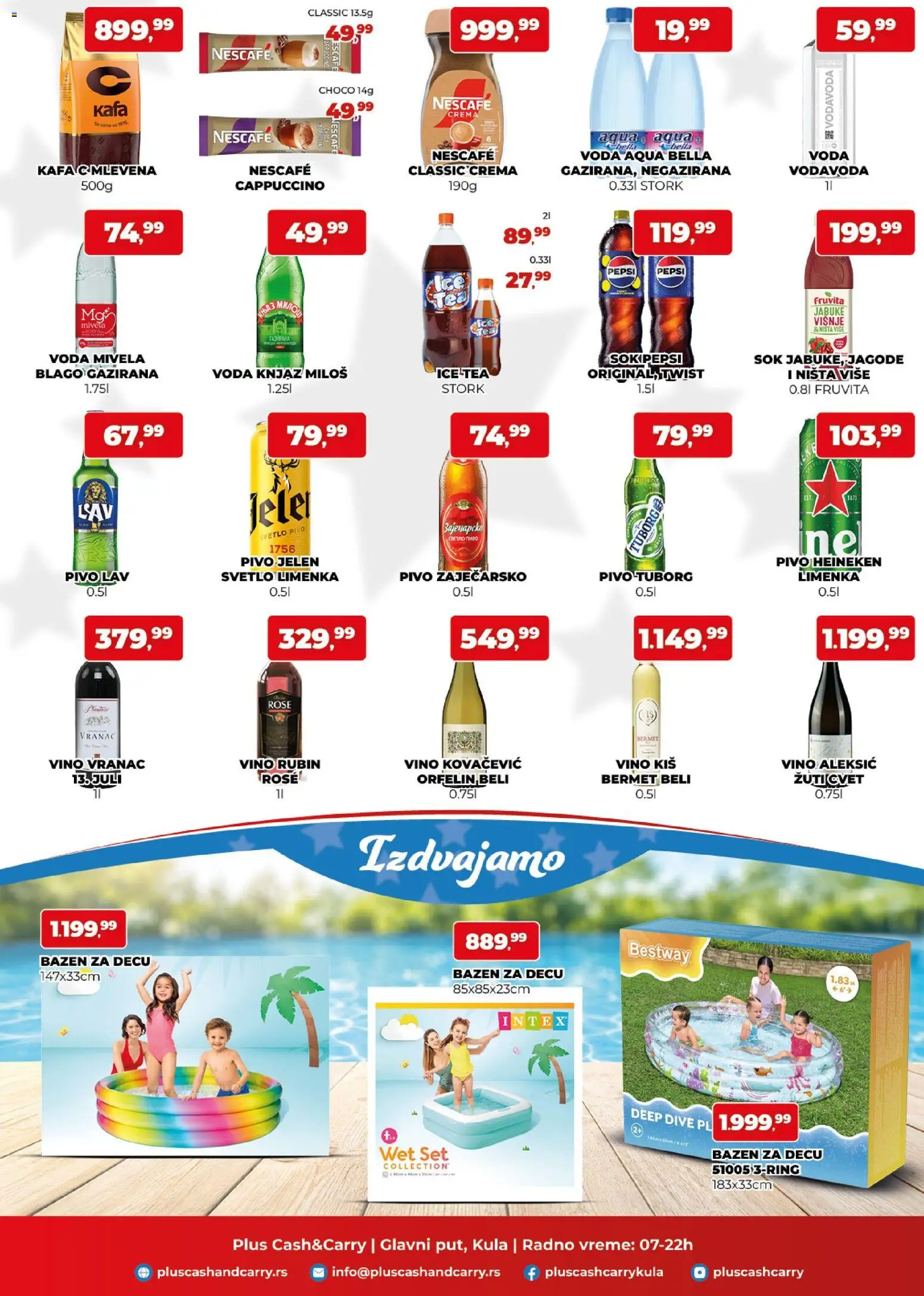 Plus Cash & Carry katalog - važi od 24.07.2026 | Strana: 3 | Proizvode: Heineken, Vranac, Vino, Nescafé