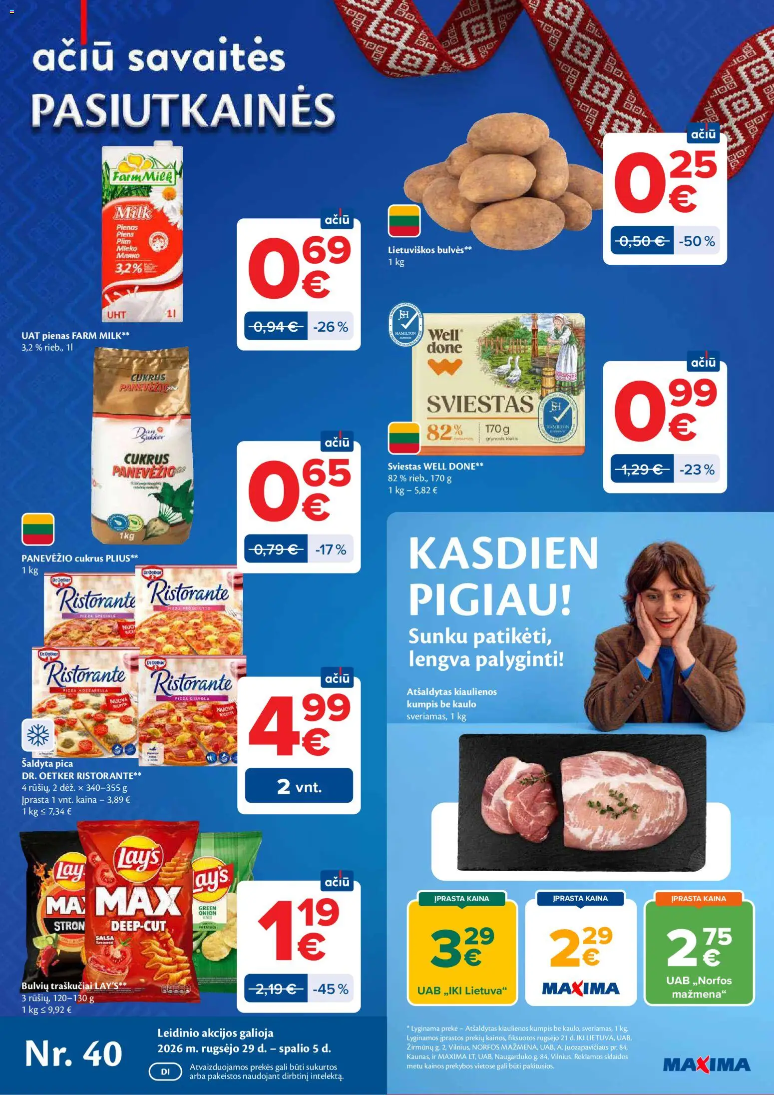 MAXIMA akcijos nuo 2026.09.29 | Puslapis: 1