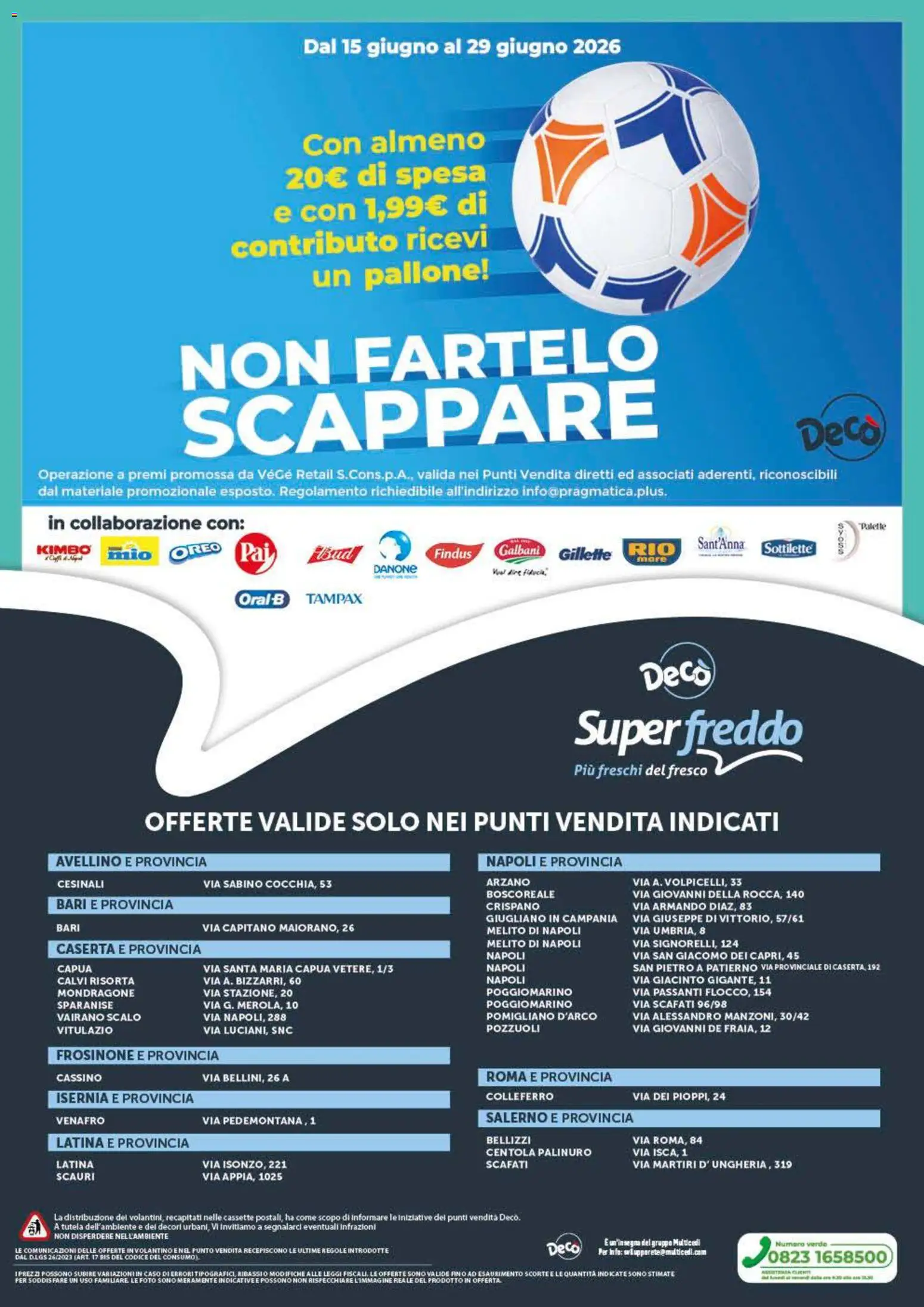 Volantino Decò del 08.06.2026 | Pagina: 8 | Prodotti: Pallone