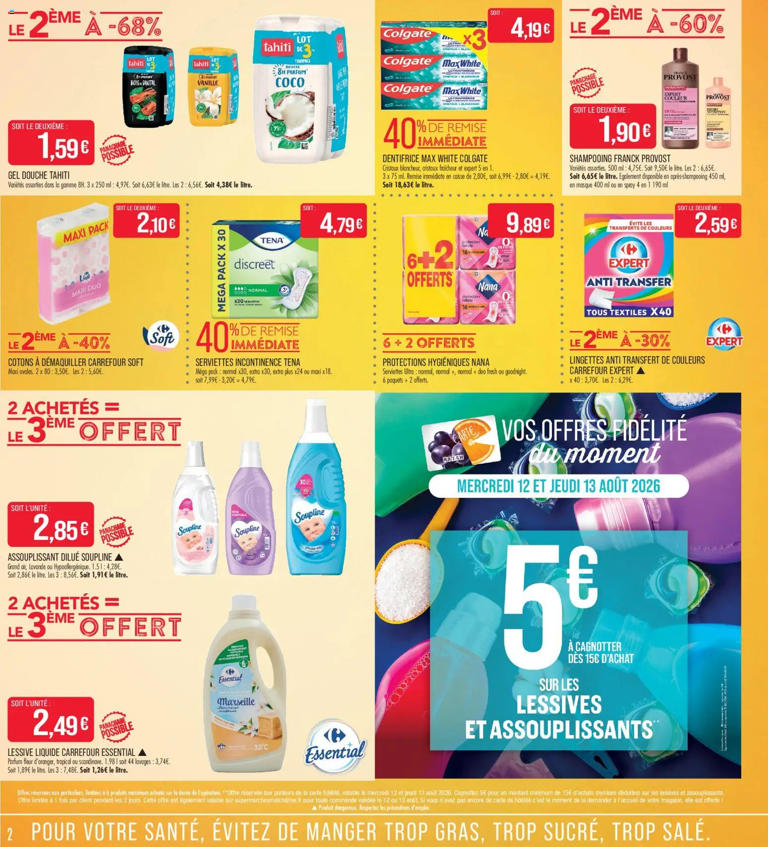 {H1} | Page: 2 | Produits: Lavande, Vanille, Masque, Lessive