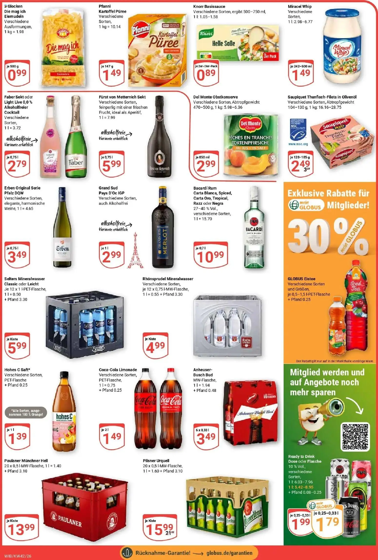 Globus Prospekt Wiesbaden-Nordenstadt (ab 12.10.2026) » Angebote online | Seite: 4 | Produkte: Furst von metternich, Sekt, Grand sud, Saft