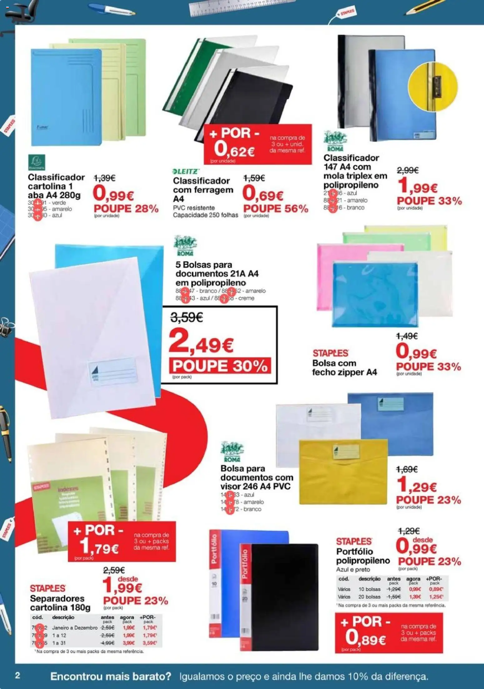 Staples folheto │ válido de 08/10/2026 | Página: 2 | Produtos: Bolsa, Romã, Creme