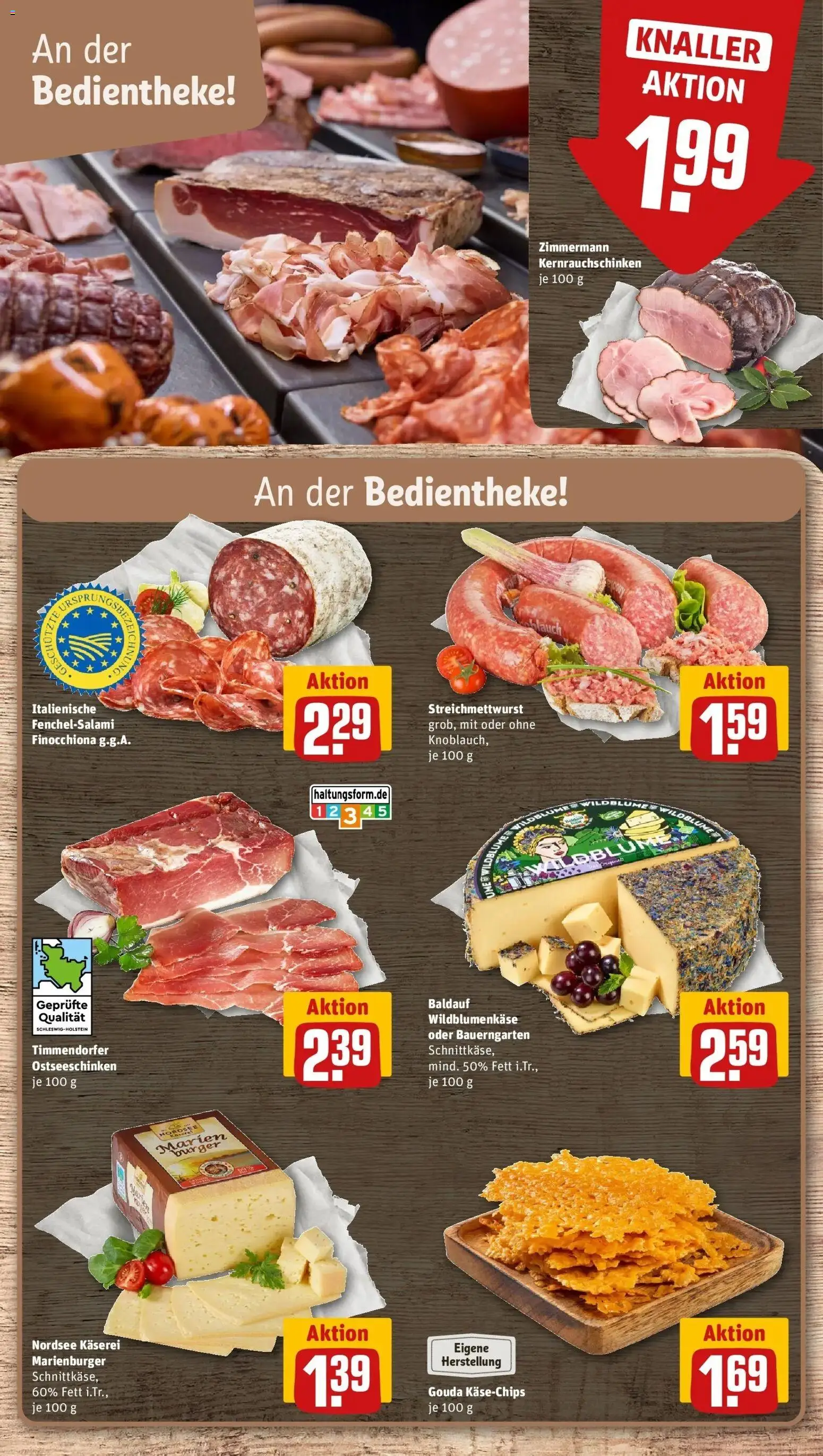 REWE Prospekt ab 10.08.2026 zum Blättern » Angebote | Seite: 8 | Produkte: Gouda, Burger