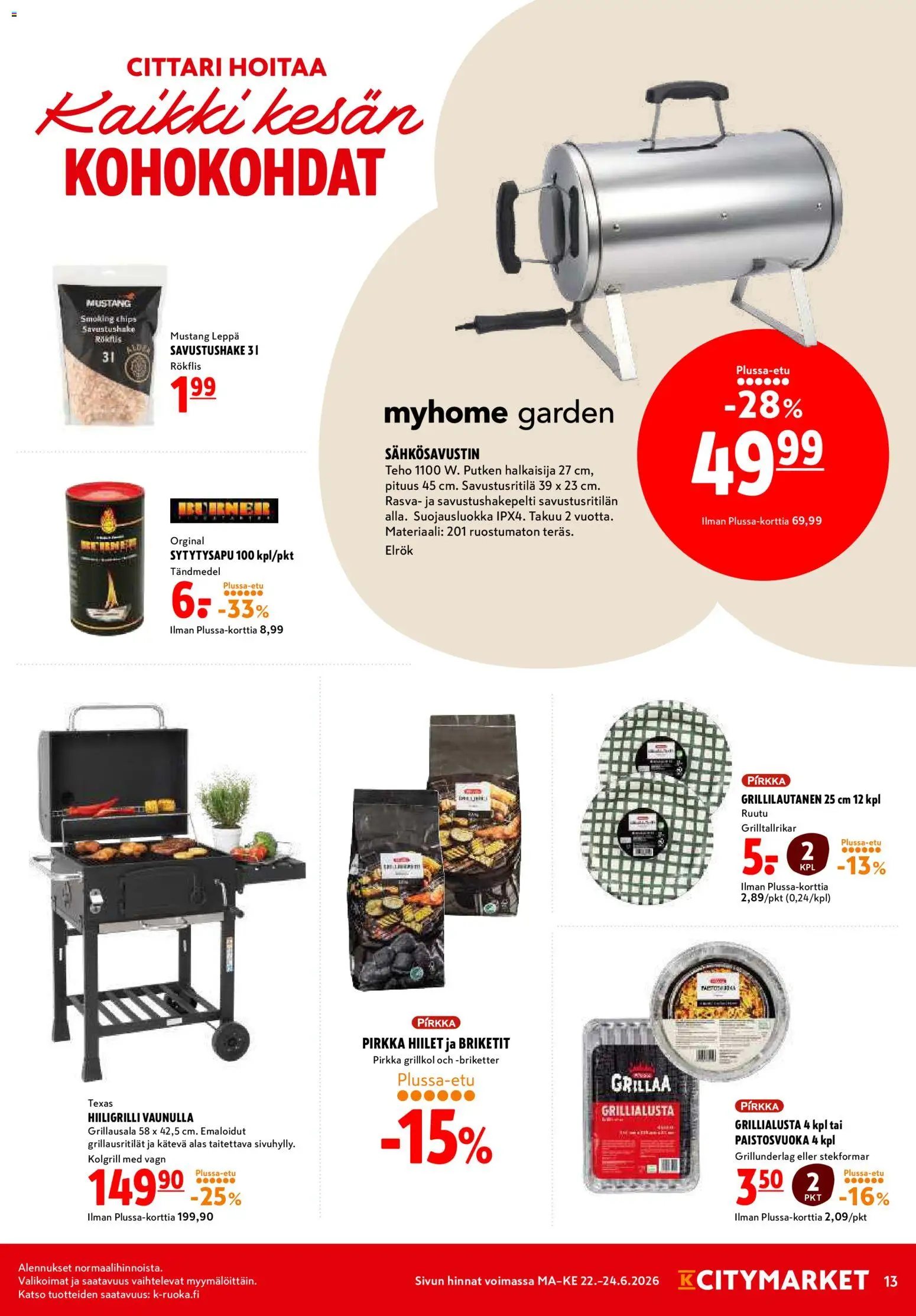 K-Citymarket tarjoukset – voimassa 22/06/2026 alkaen | Sivu: 13