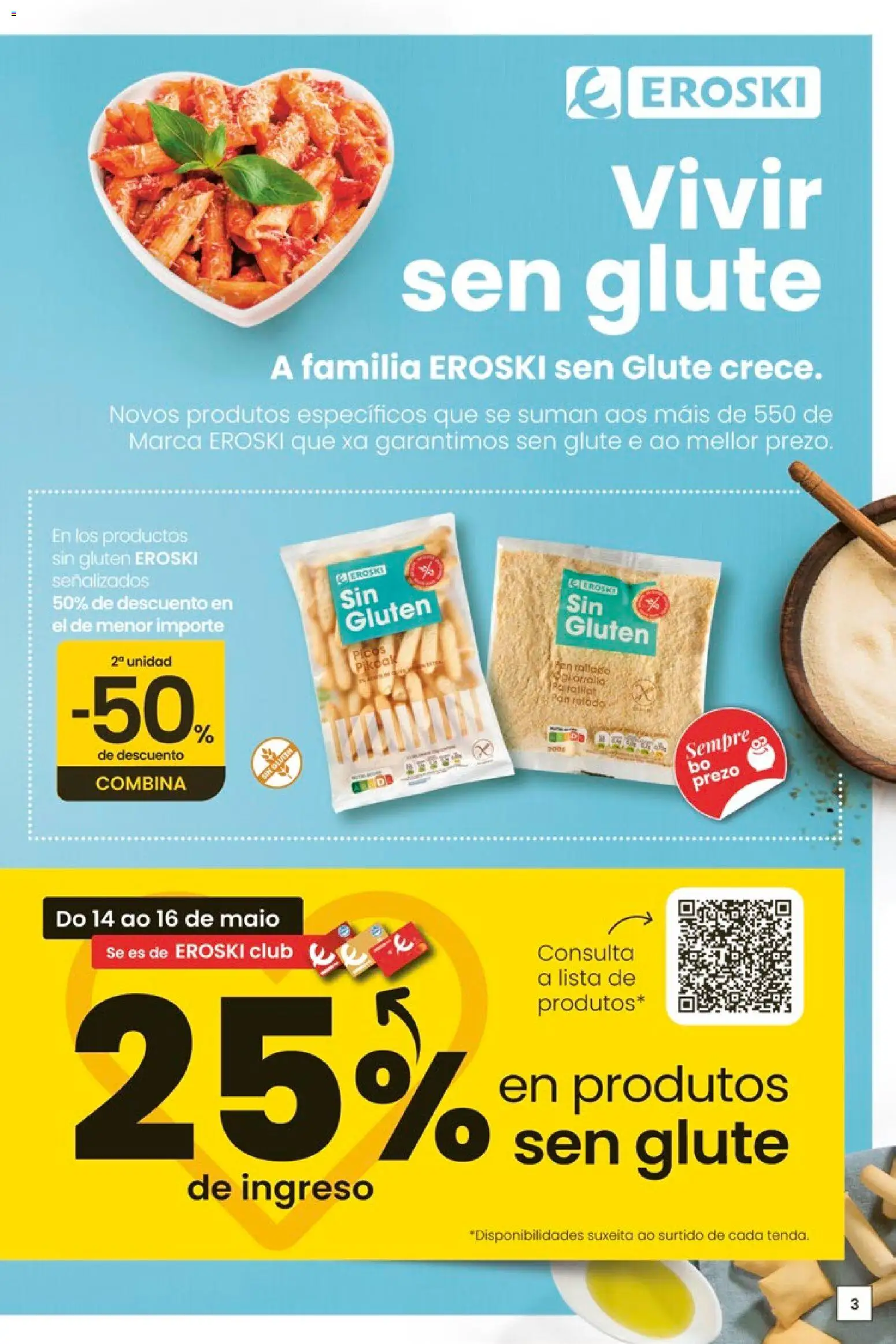 Eroski Quieres ahorrar conmigo │ válido desde el 14.05.2026 | Página: 3 | Productos: Pan
