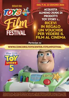 Anteprima del volantino Toys Center volantino Toy Story valido a partire dal 09.06.2026