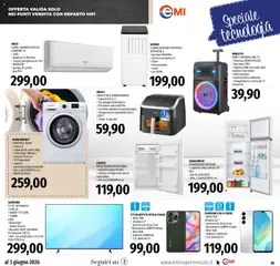 Anteprima del volantino EMI volantino valido a partire dal 21.05.2026 | Pagina: 31 | Prodotti: Centrifuga, Lavatrice, Audio, Friggitrice