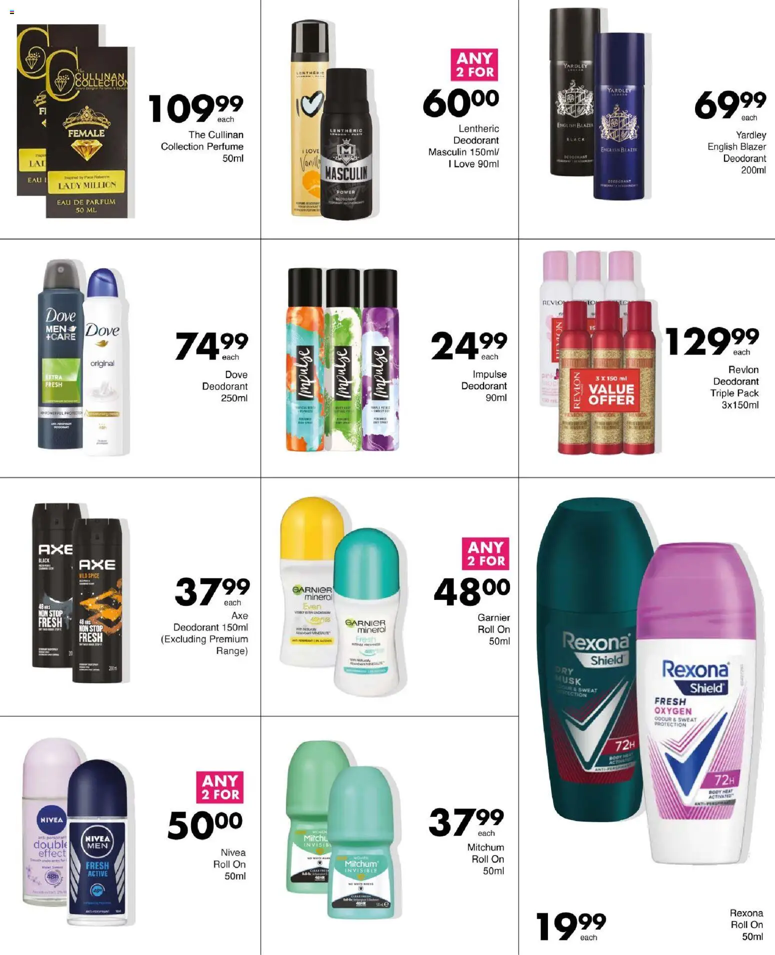 New Save catalogue – valid from 29/09/2026 | Page: 68 | Products: Blazer, Perfume, Deodorant, Antiperspirant