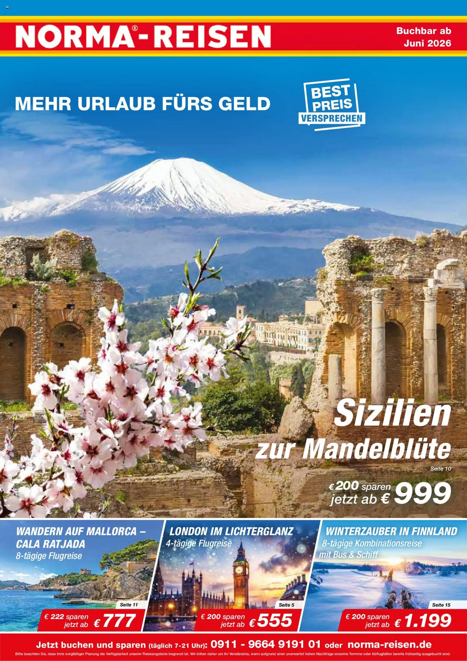 Norma Reisen – gültig ab 01.06.2026 | Seite: 1 | Produkte: Uhr