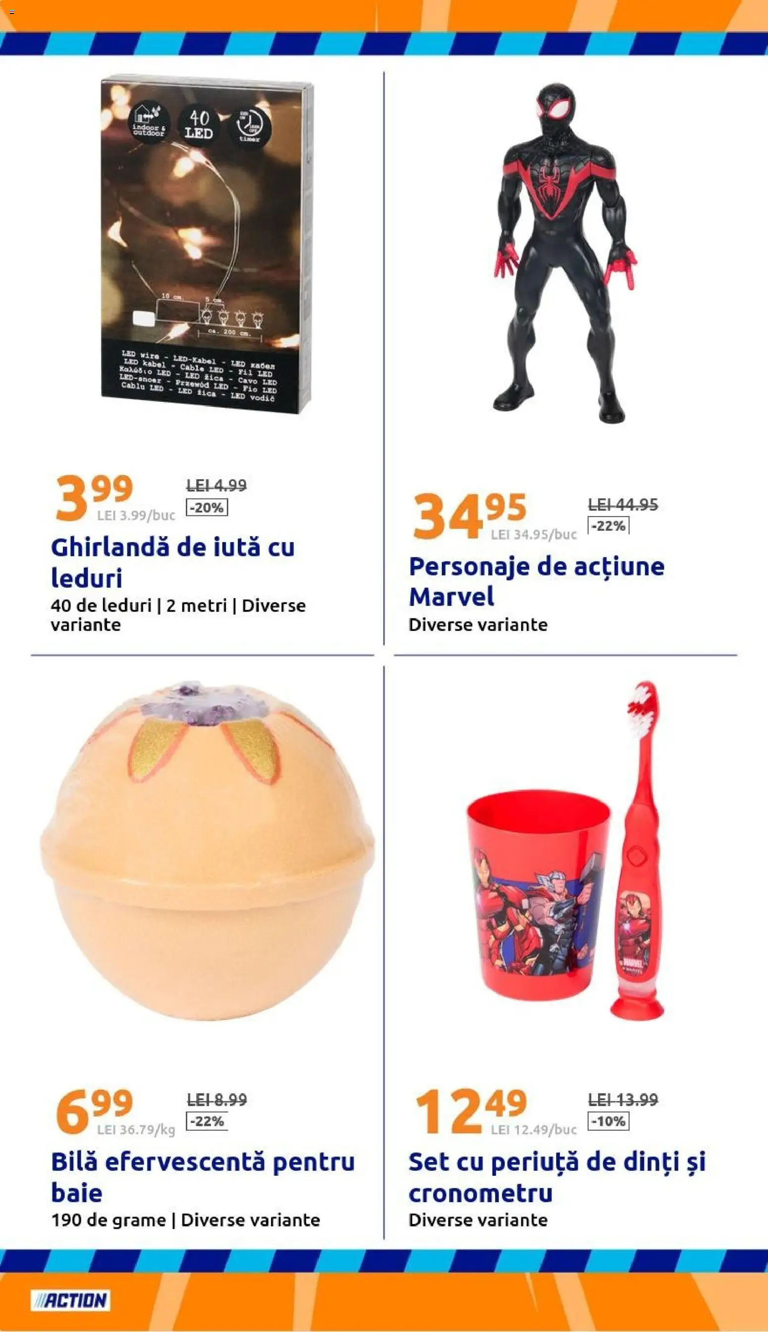Noul catalog ACTION – valabil de la 30.09.2026 | Pagină: 12 | Produse: Cablu, LED, Periuță de dinți