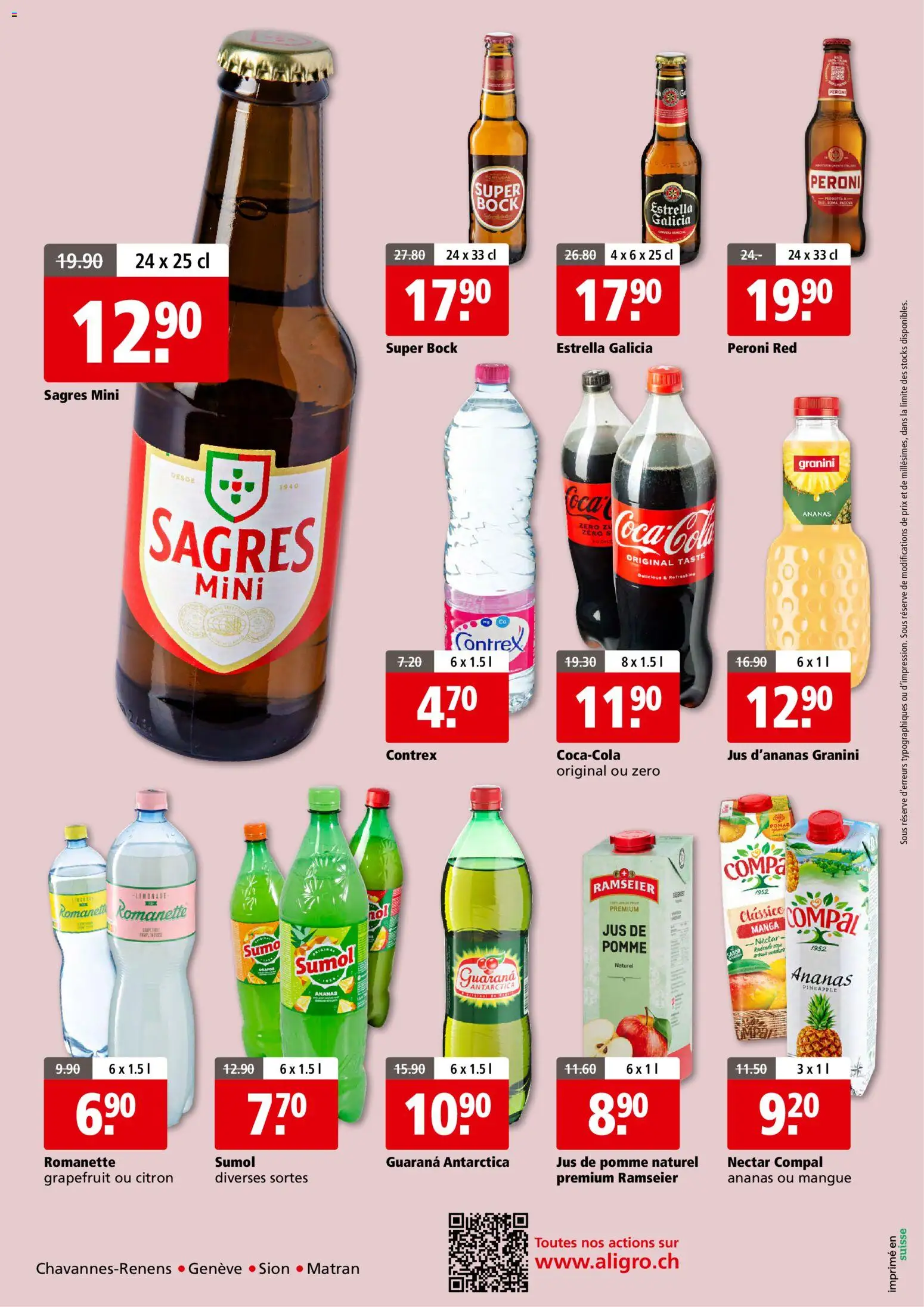 Aligro aktionen 2000 Chavannes, Matran, Genève, Sion – gültig ab 22.06.2026 | Seite: 12