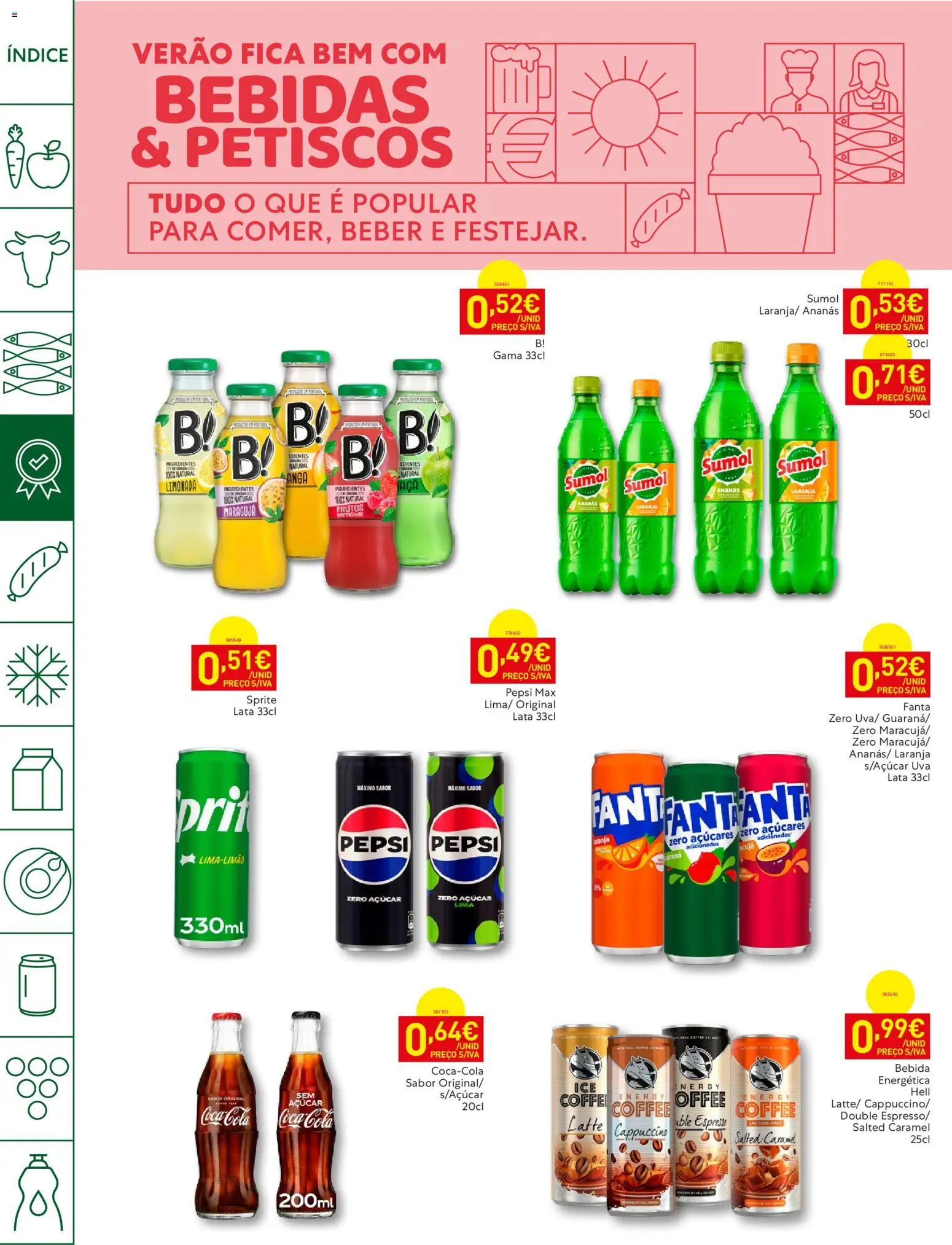 Recheio Horeca │ válido de 09.06.2026 | Página: 10 | Produtos: Fanta, Sumo, Açúcar, Bebida
