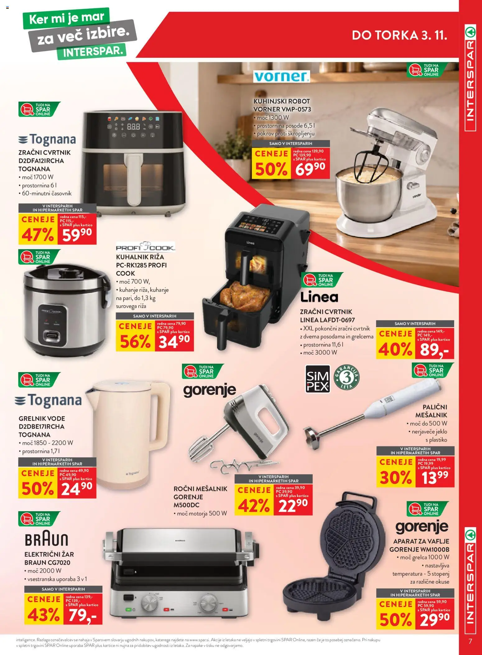Novi Spar katalog ponudbe – veljaven od 21.10.2026 | Stran: 7