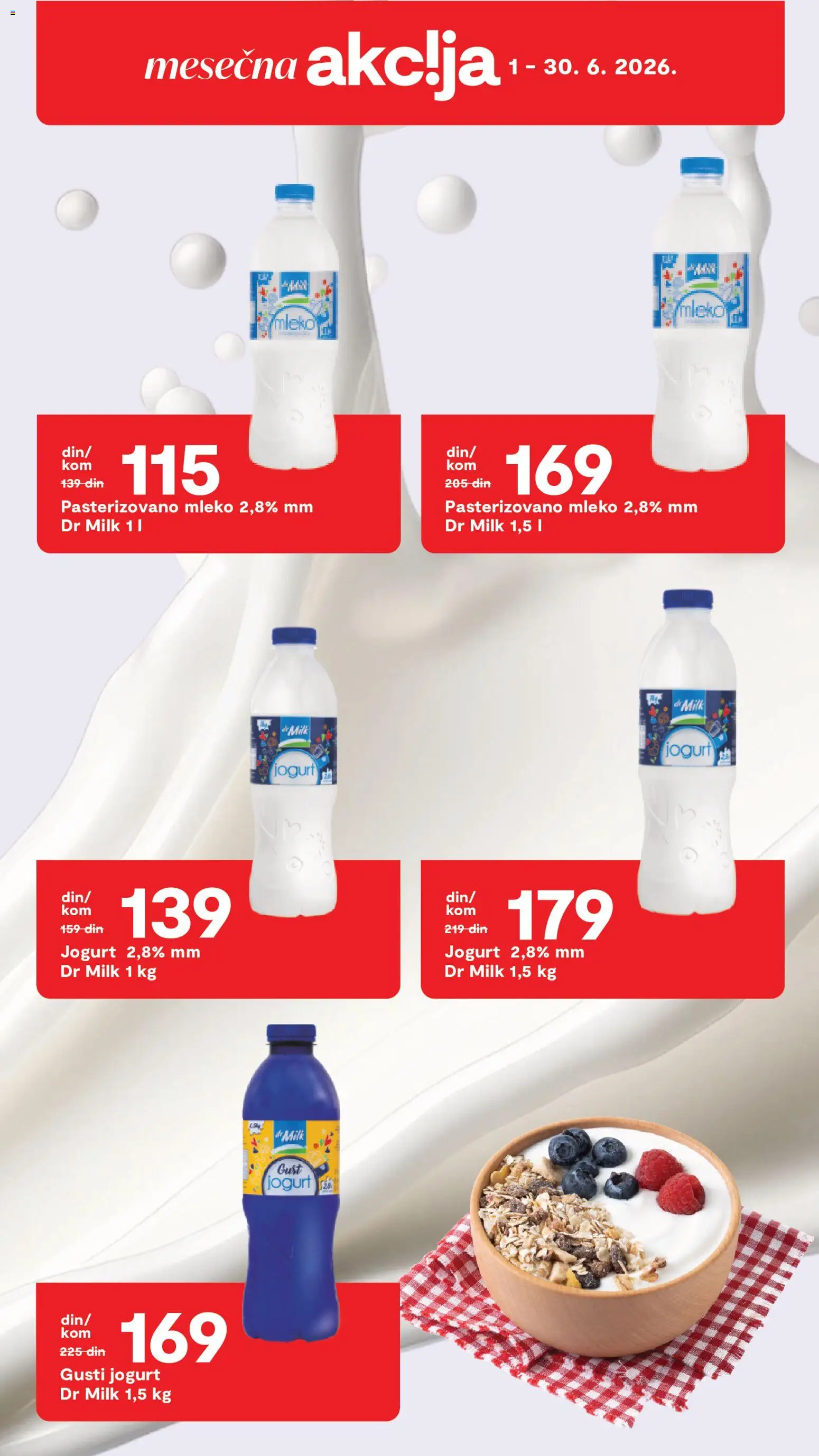 Matijevic katalog - važi od 08.06.2026 | Strana: 18 | Proizvode: Mleko, Jogurt