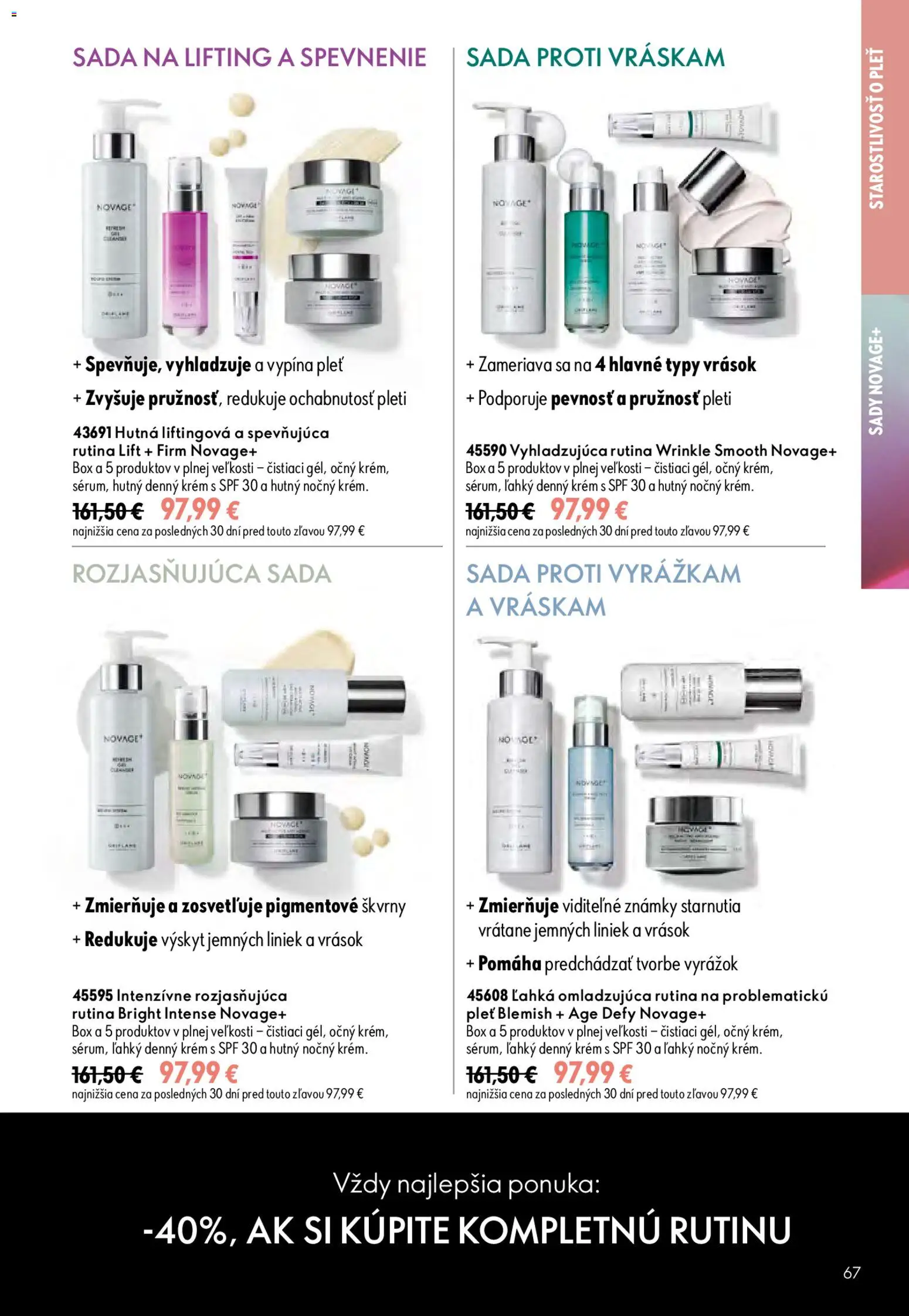 Nové Oriflame akcie – leták je platný od 09.09.2026 | Strana: 67 | Produkty: Krém