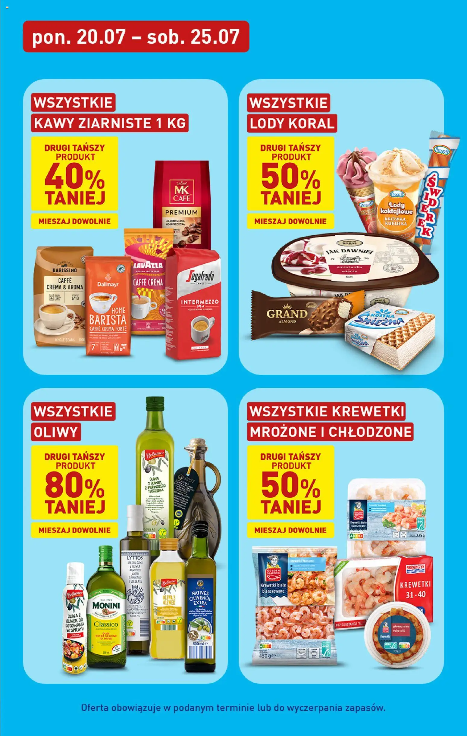 Aldi Polsko leták od 20.07.2026 | Strana: 7 | Produkty: Lavazza, Crema, Segafredo, Caffè crema