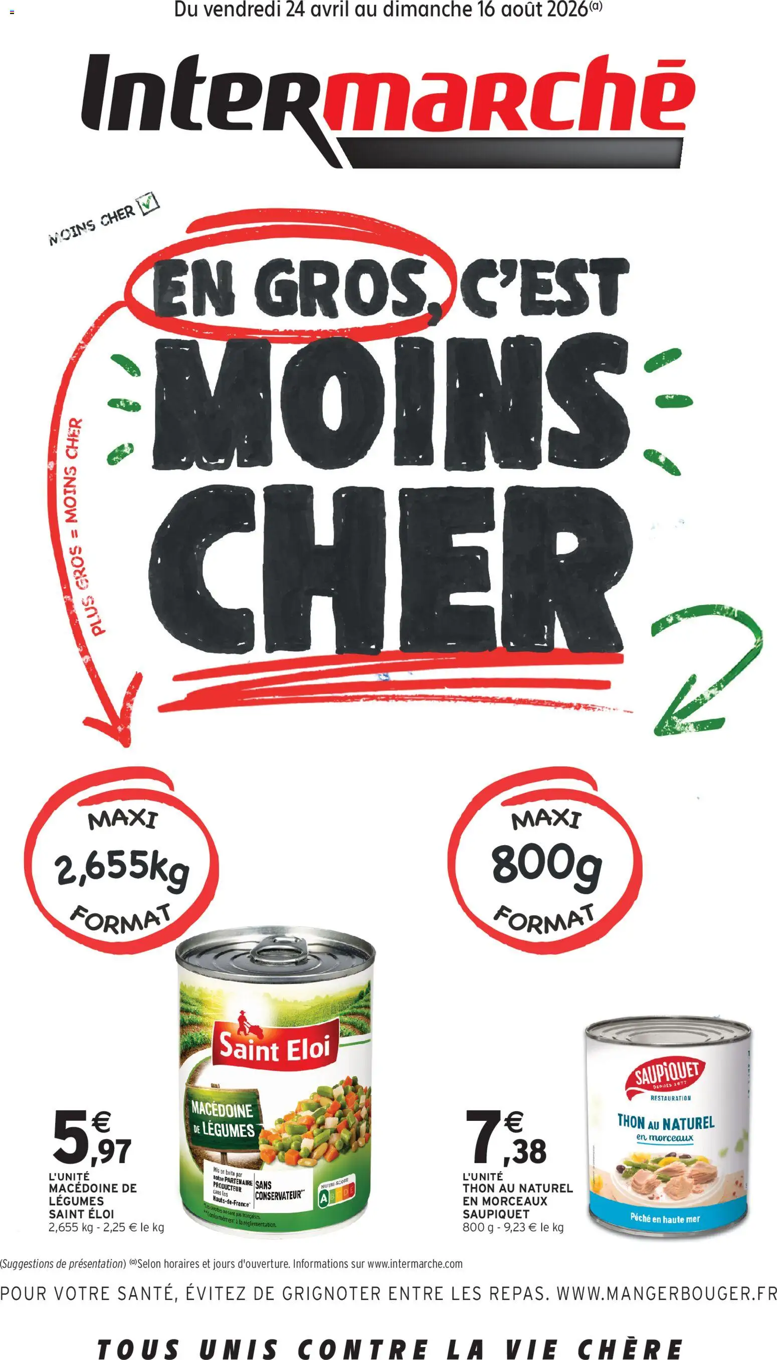 Intermarché - En gros, c’est moins cher à partir du 24/04/2026 catalogue cover