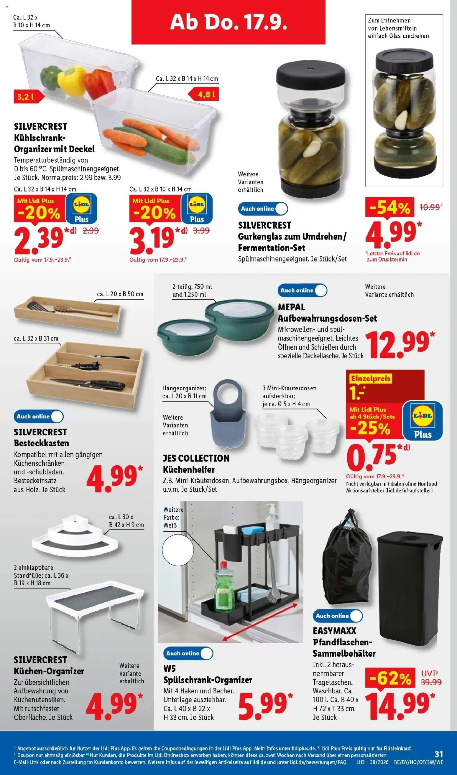 Lidl Prospekt Einbeck (ab 14.09.2026) zum Blättern » Angebote | Seite: 53 | Produkte: Kühlschrank