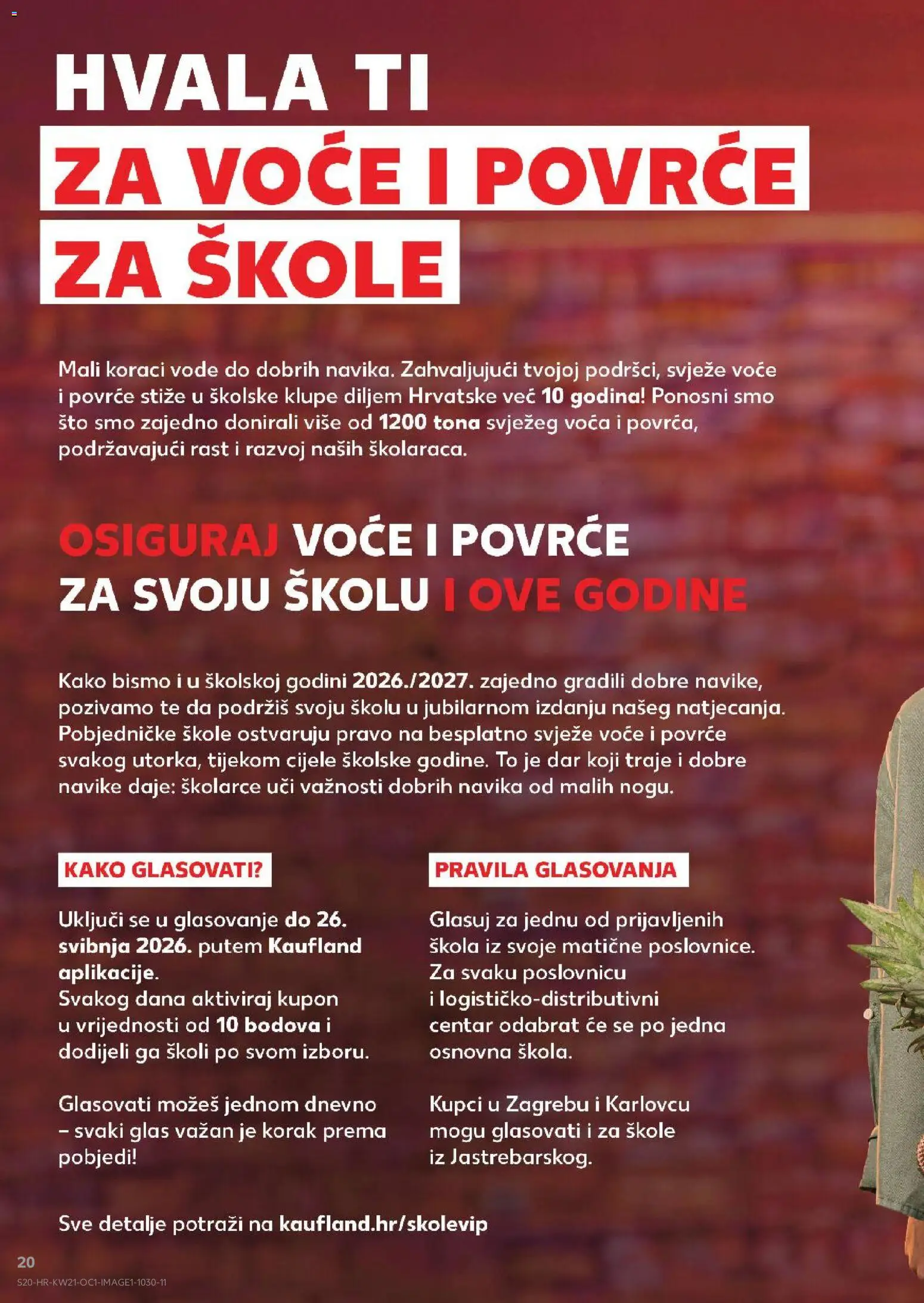 Kaufland katalog | vrijedi od 20.05.2026 | Stranica: 20 | Proizvodi: Povrće, Voće