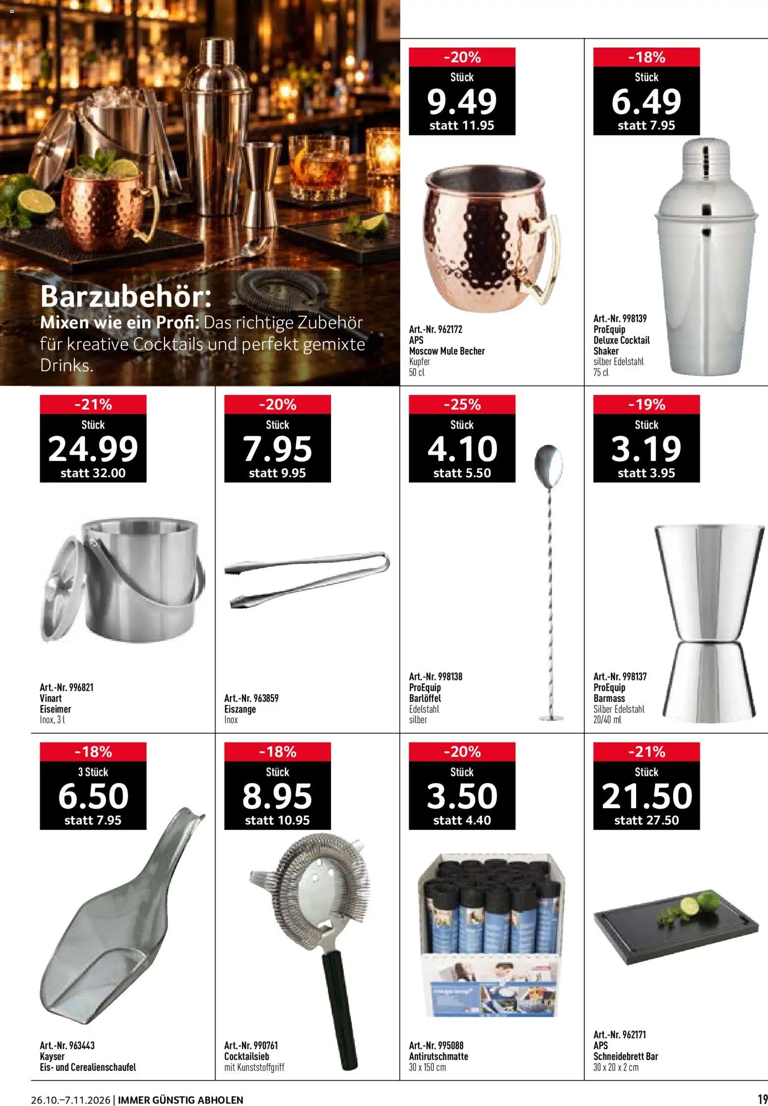 Prodega aktionen Nightlife – gültig ab 26.10.2026 | Seite: 19 | Produkte: Eis
