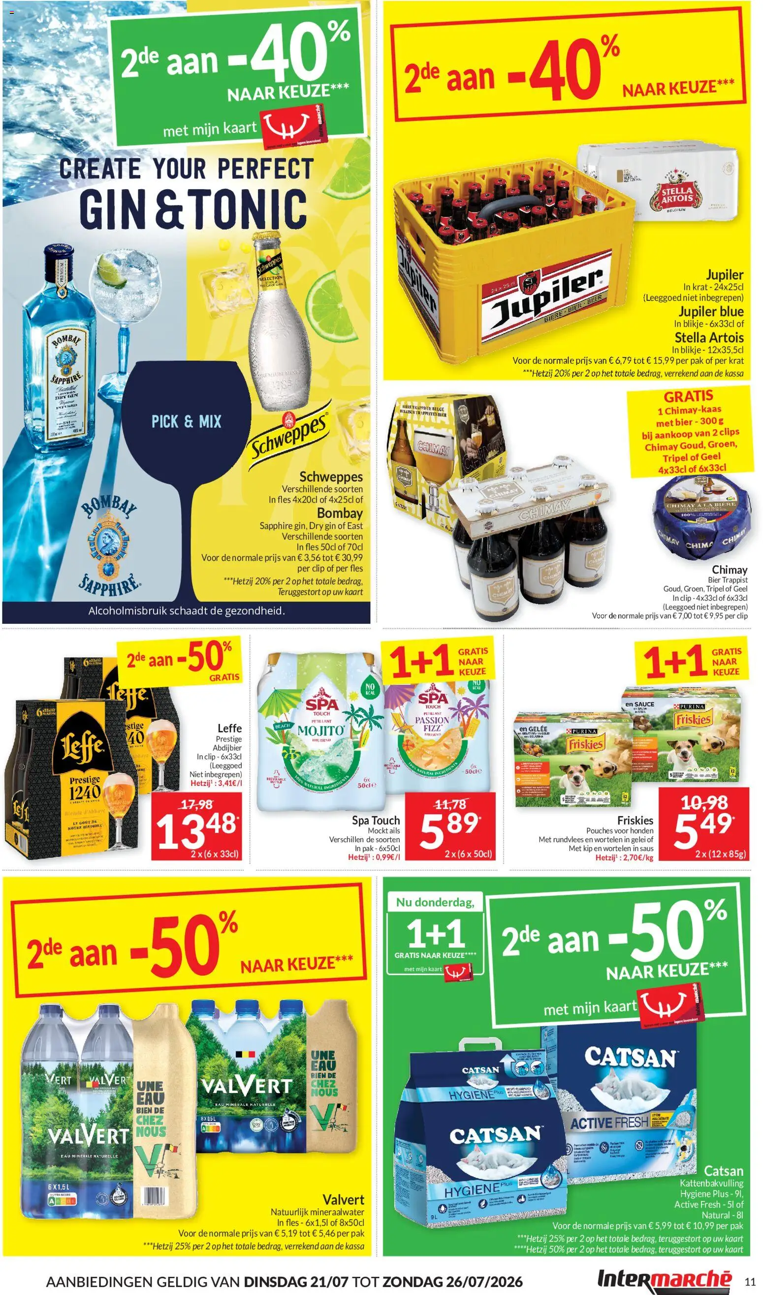 {H1} | Pagina: 11 | Producten: Bier, Rundvlees, Kip, Mineraalwater