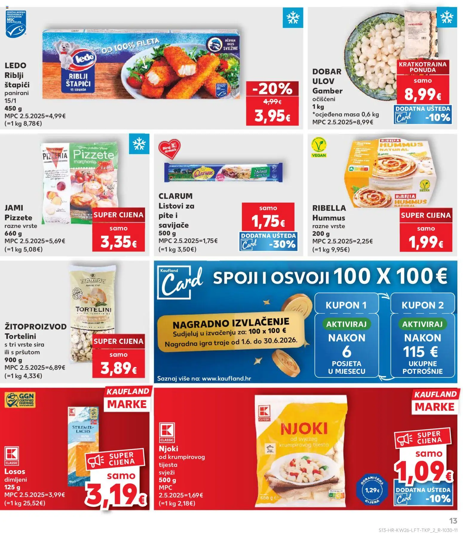 Kaufland HR akciós ujság - amely érvényes a következő dátumtól: 2026.06.24. | Oldal: 13 | Termékek: Vegán